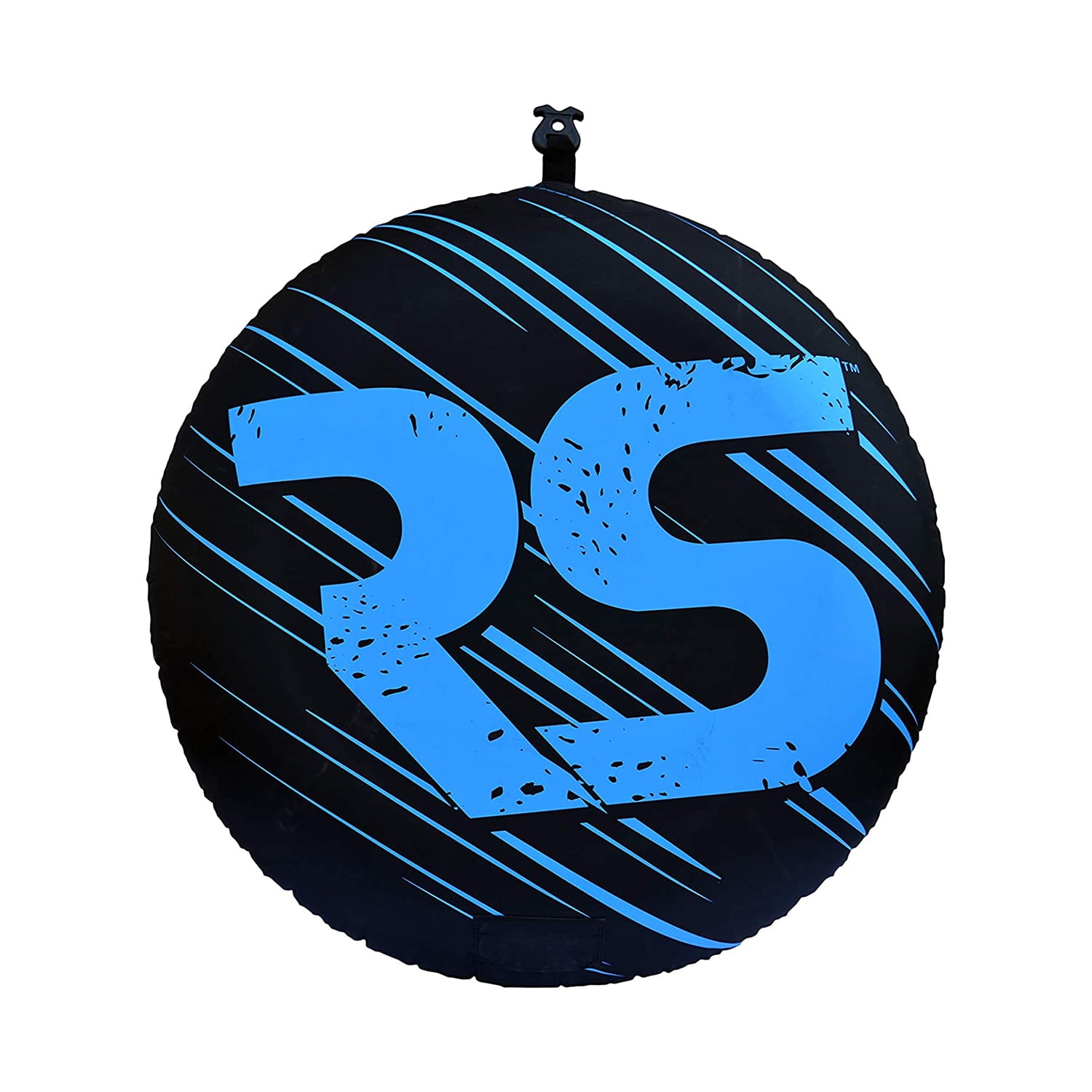 Blade 54 Inch 1 Rider Inflatable Boat Towable Water Ski Tube w/ 4 Handles, Blue - Image 4