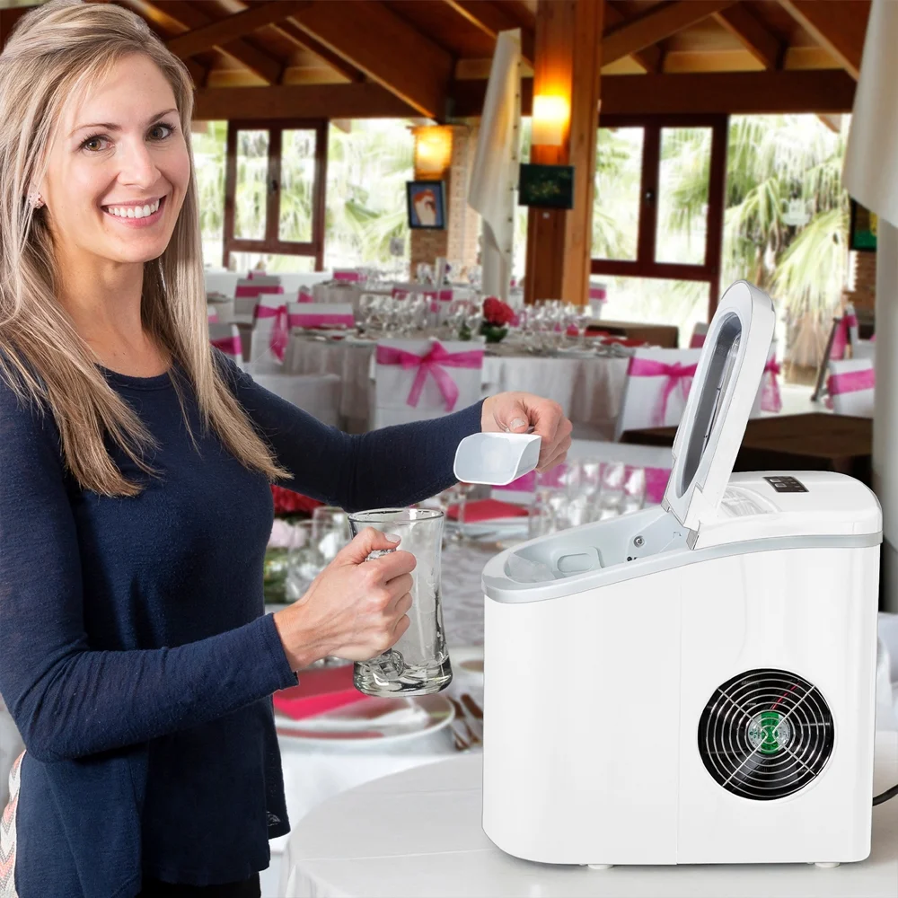 Restored Deco Chef IMWHT Compact Electric Ice Maker White (Refurbished) - Image 2