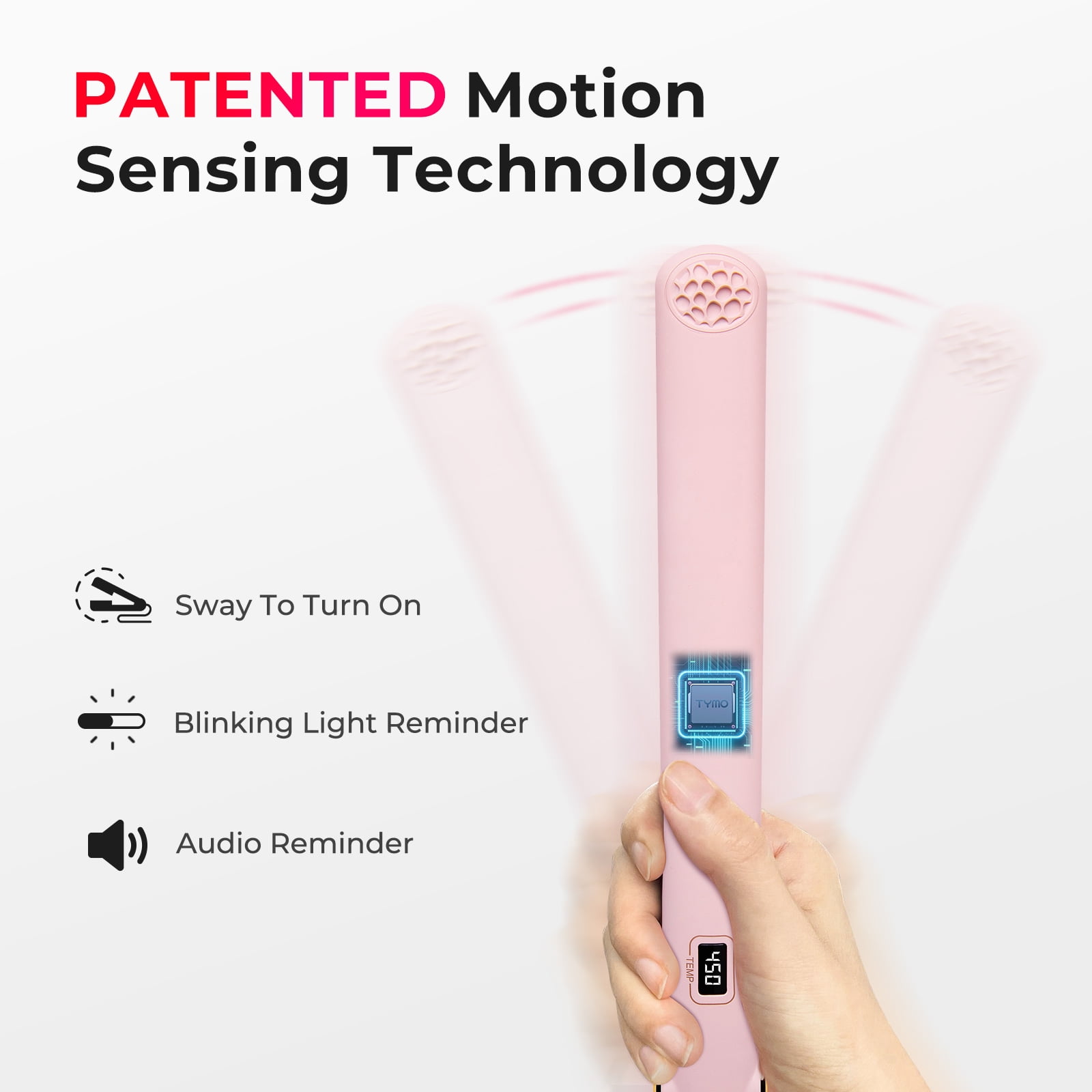 TYMO Flat Iron Hair Straightener and Curler 2 in 1, Nano Titanium Straightening & Curling Iron with 32 Temps - Image 5