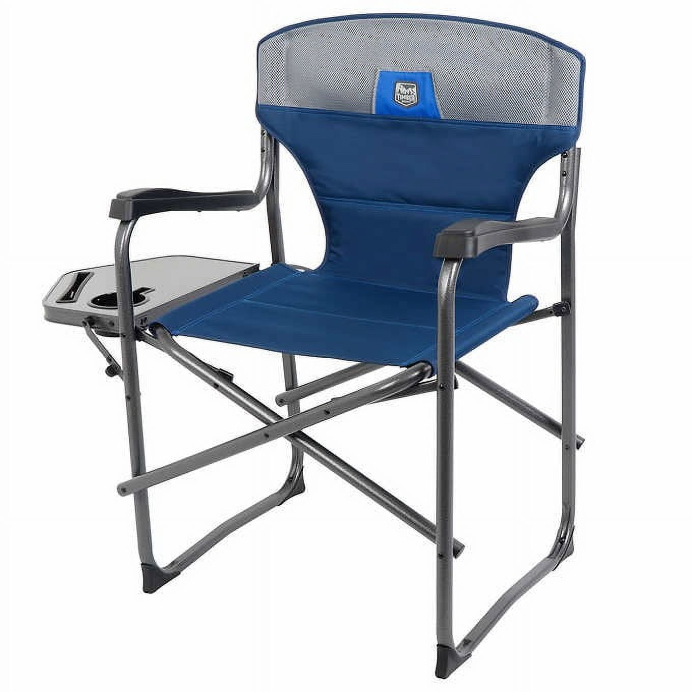 Timber Ridge Foldable Folding & Stacking Chairs, Blue (Set of 2) - Image 4