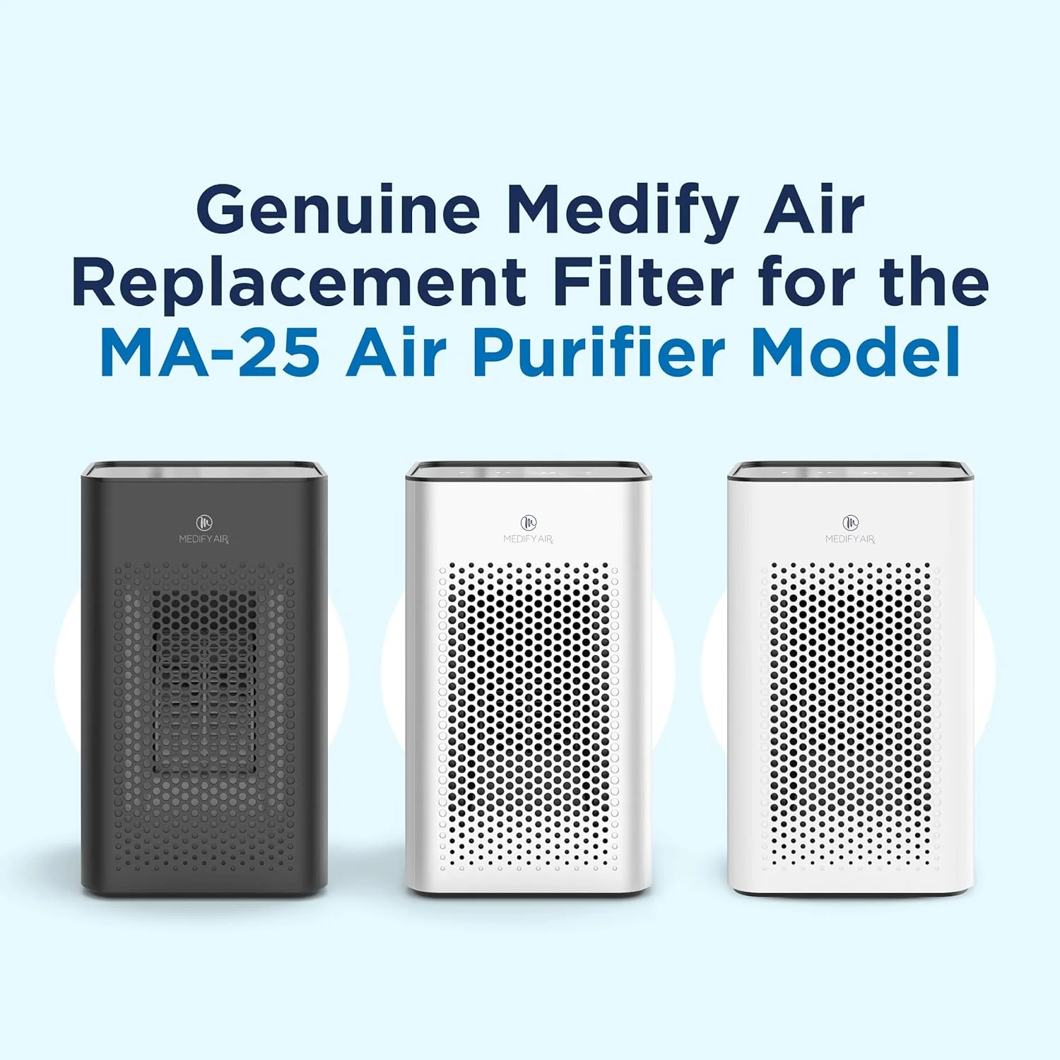 Medify MA-25 Genuine Replacement Filter for MA-25 Purifiers | Smoke, Dust, Odors, Pet Dander | 3 in 1 with Pre-filter, HEPA H13 and Activated Carbon | Removal of 0.1 to 0.3 Microns | 2-Pack - Image 5
