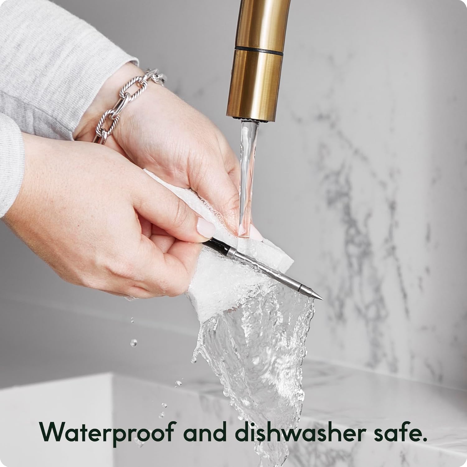 CHEF iQ Sense Smart Wireless Ultra-Thin Meat Thermometer, Unlimited Range, Bluetooth & Wifi, - 1 Probe Set with Smart Hub - Image 2