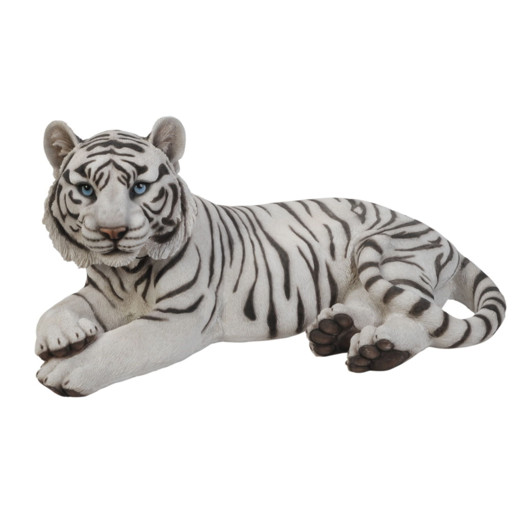Hi-Line Gifts Tiger Laying Down Outdoor Garden Statue - 28" - Image 3