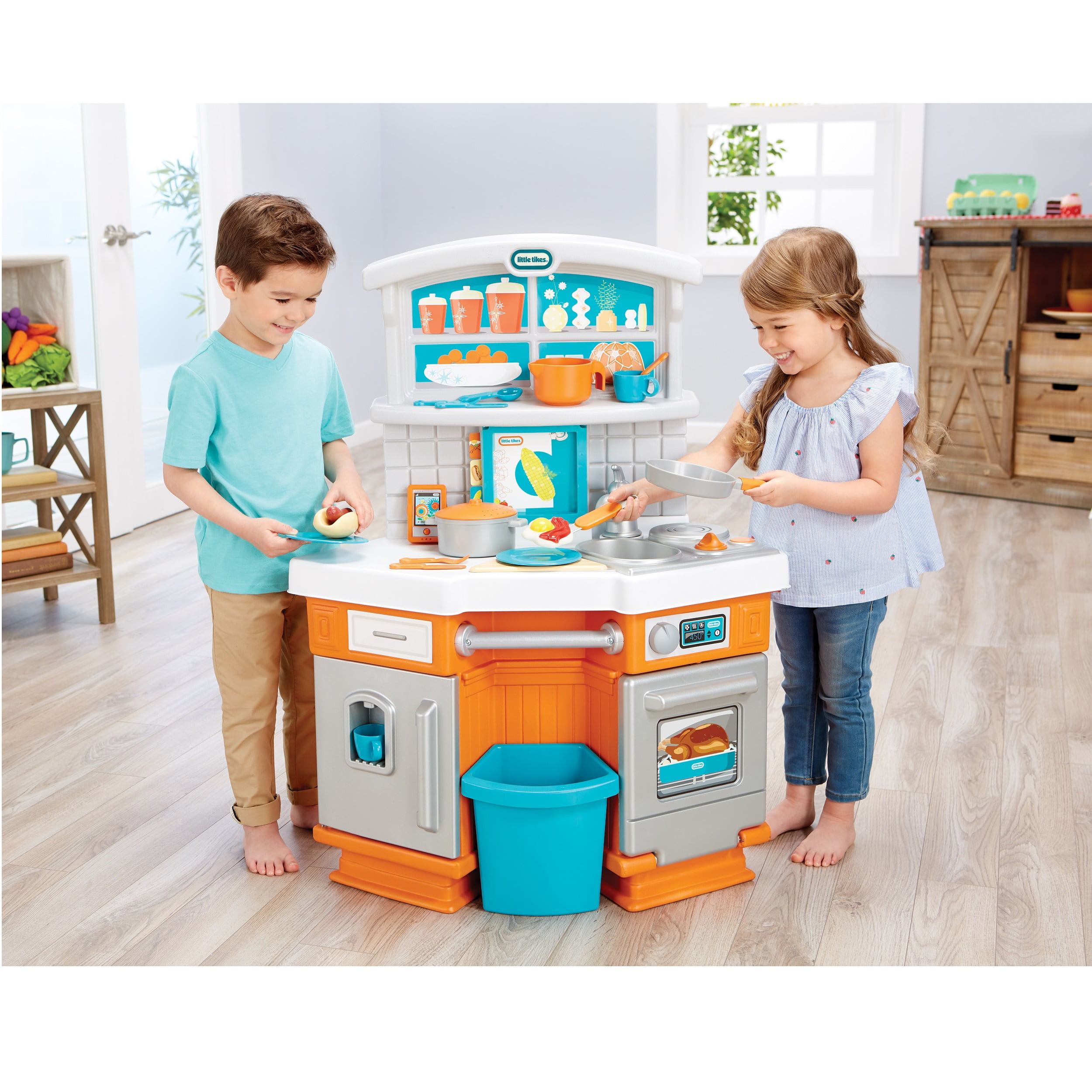 Little Tikes Home Grown Kitchen Set - Role Play Realistic Kid Playset - Image 6