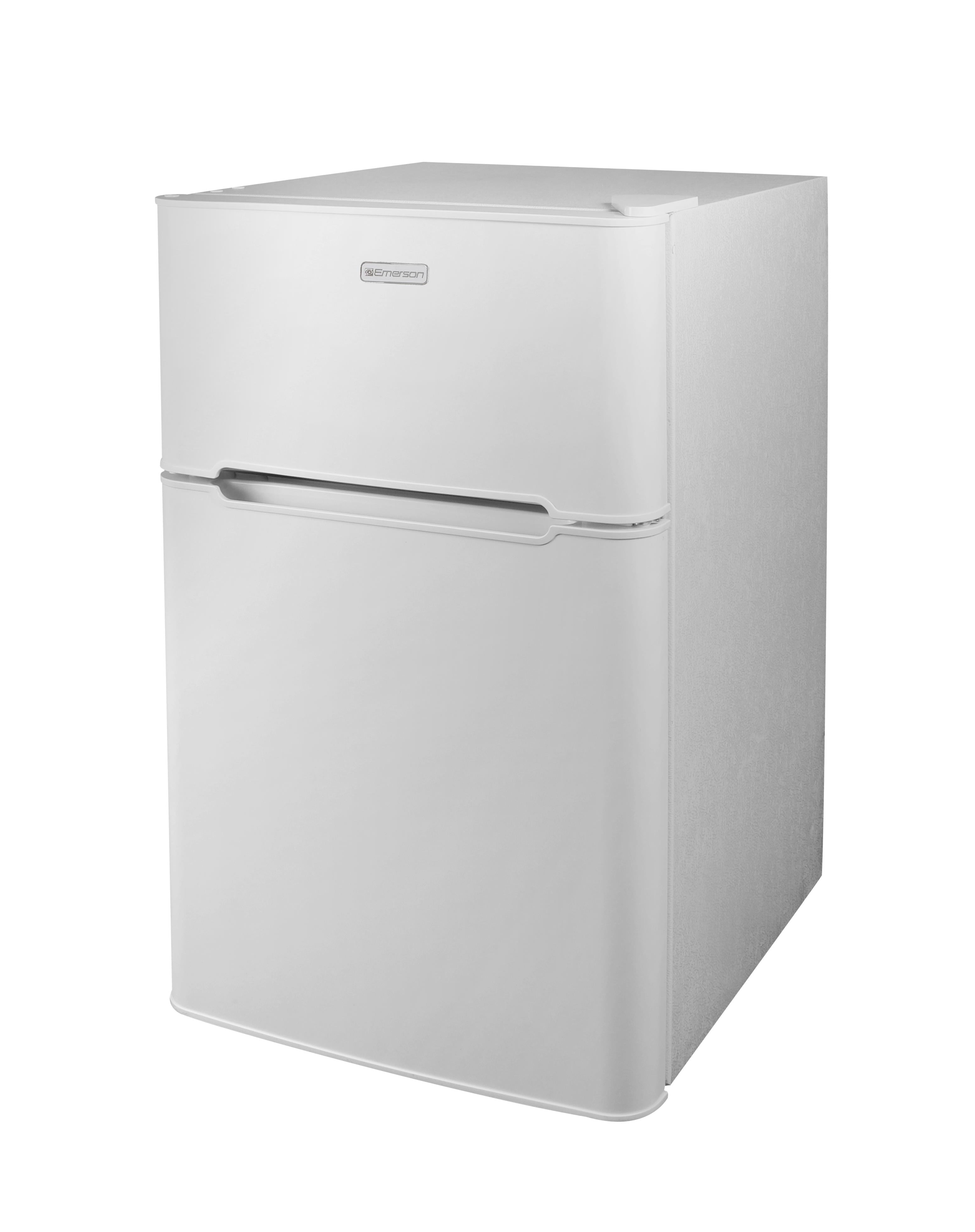 Emerson 20.5 in., 3.2 Cu. Ft. Capacity, White Dual Door with Freezer, ENERGY STAR Qualified Compact Refrigerator, CR0232W - Image 2