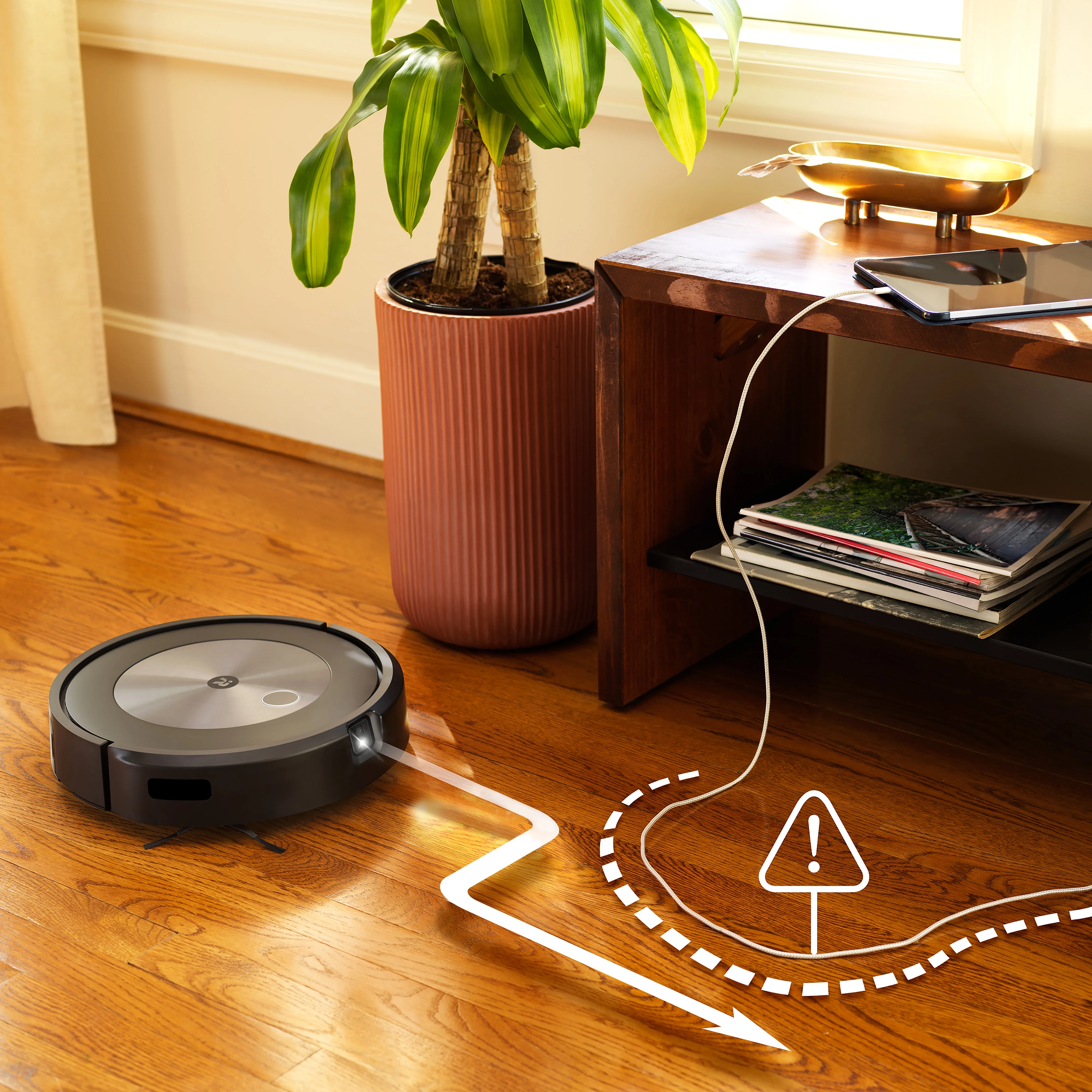 iRobot® Roomba Combo™ j5+ Self-Emptying Robot Vacuum & Mop with Dirt Detect Technology - Image 5