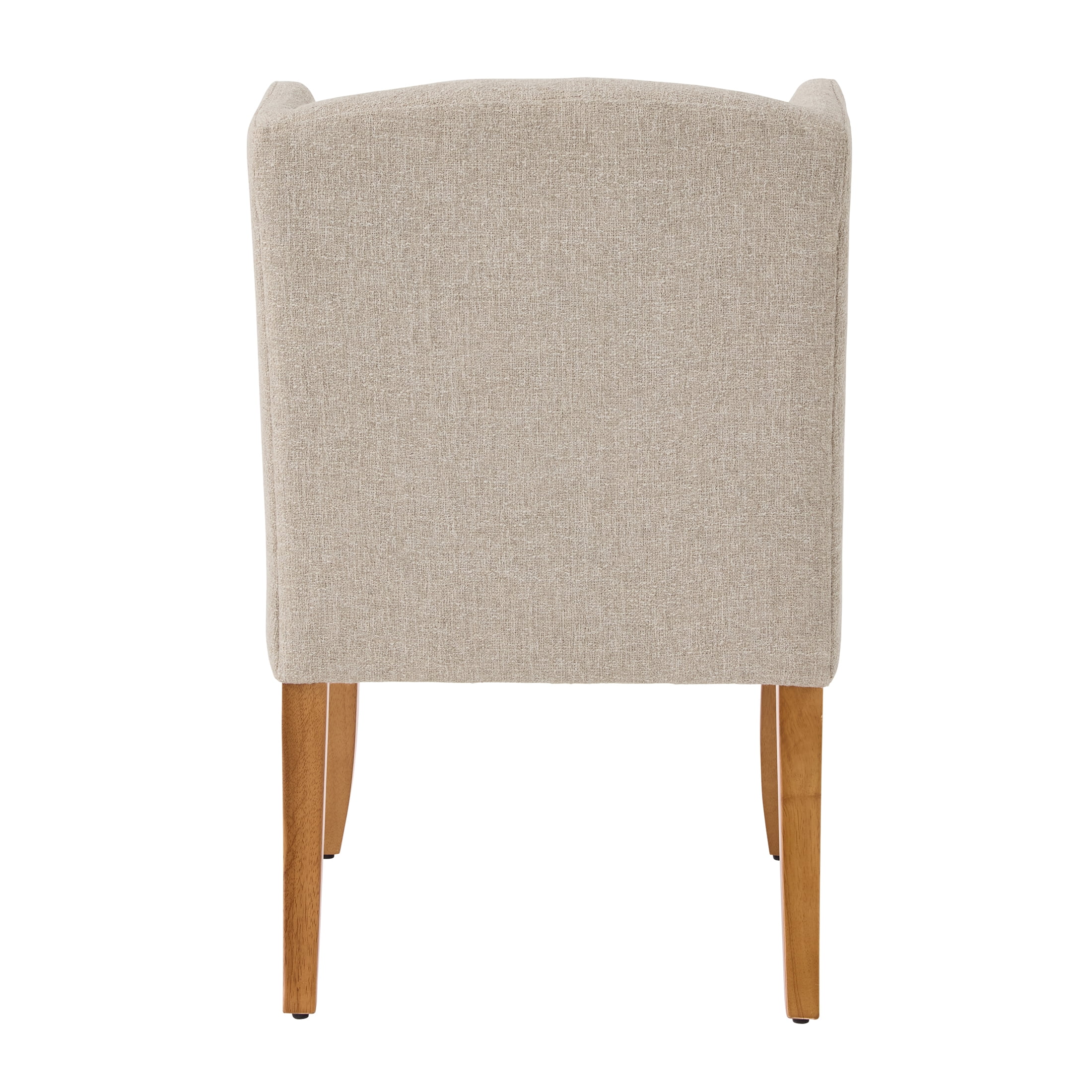 Better Homes & Gardens Windsor Upholstered Wingback Dining Chair 2 Pack, Wheat - Image 3