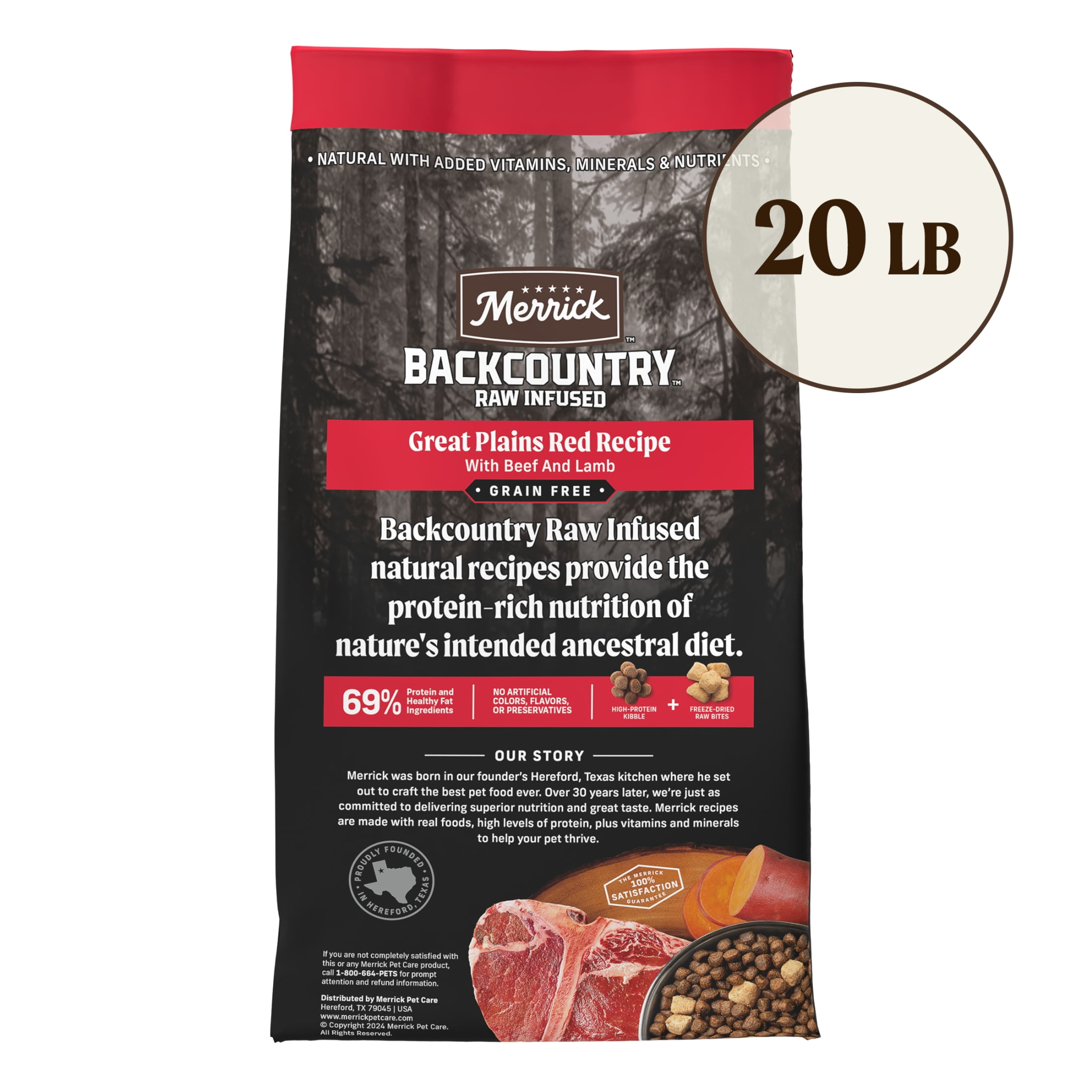 Merrick Backcountry Beef Lamb & Rabbit Dog Food, Grain Free, 4 lb Bag - Image 11