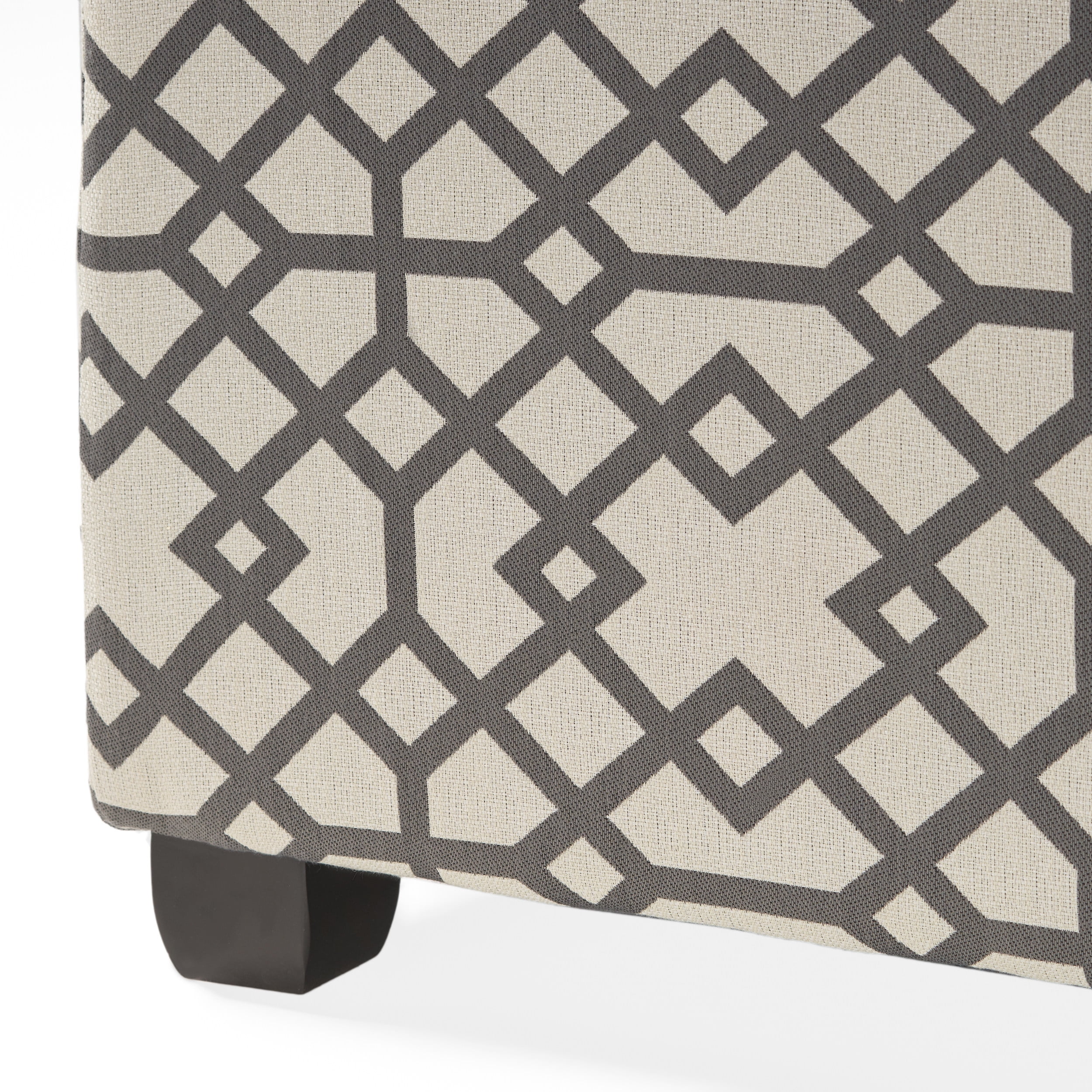 Noble House Bessley Square Lift Top Ottoman, Grey Geometric - Image 9
