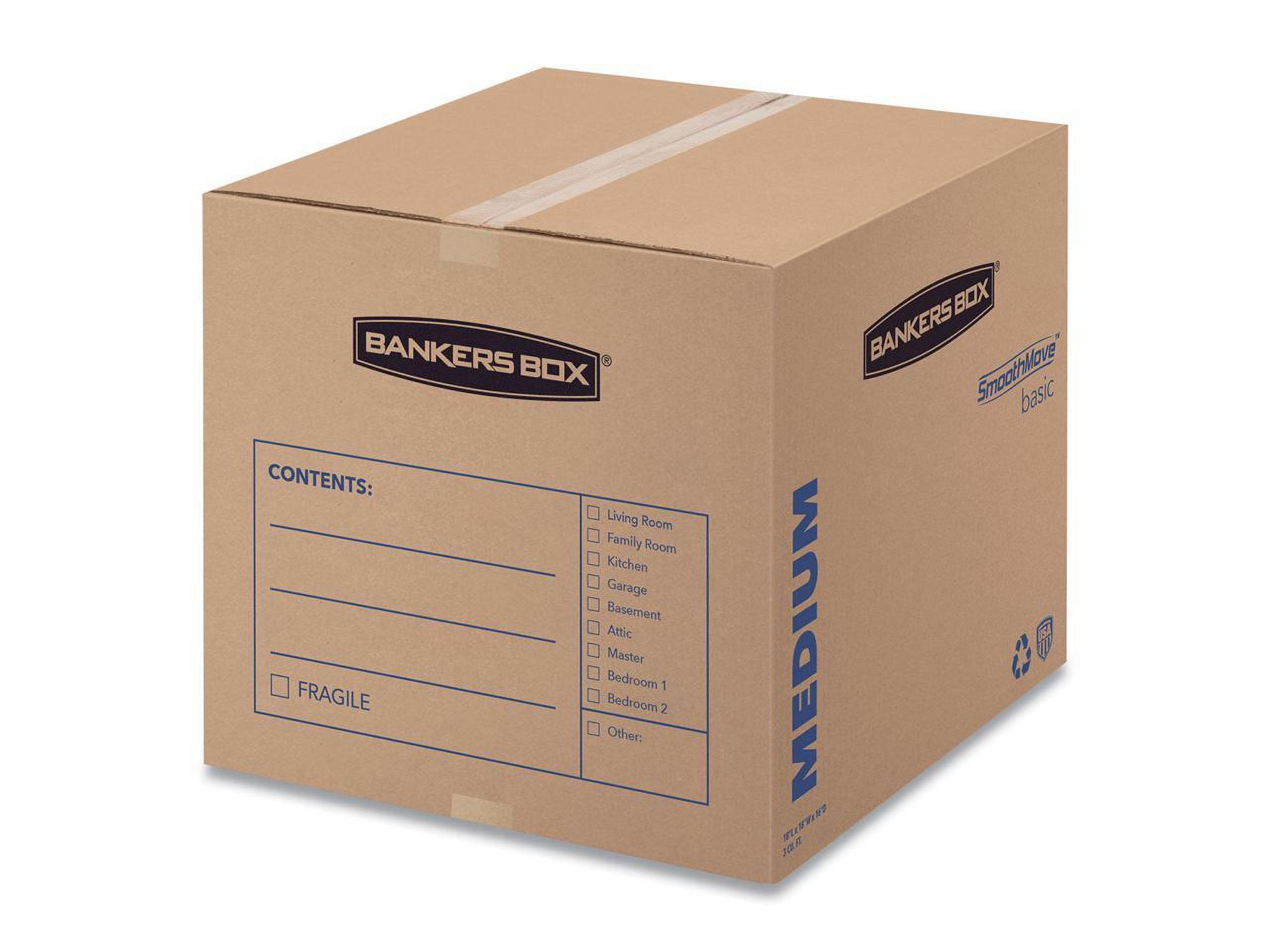 Fellowes SmoothMove Basic Moving Boxes, Medium - Image 3