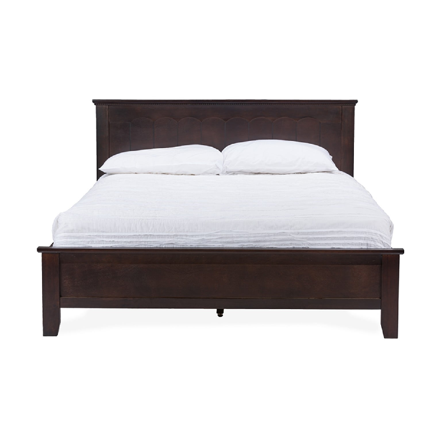 Baxton Studio Schiuma Cappuccino Wood Contemporary Twin-Size Bed - Image 4
