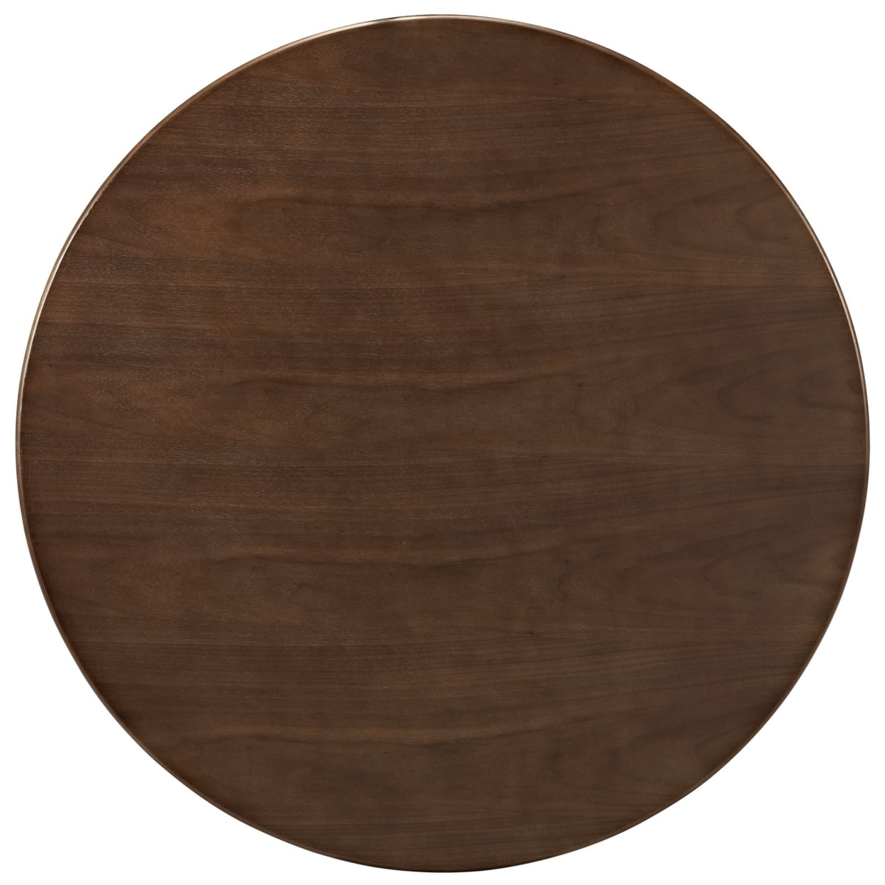 Modway Lippa 36" Round Walnut Dining Table in Walnut - Image 5