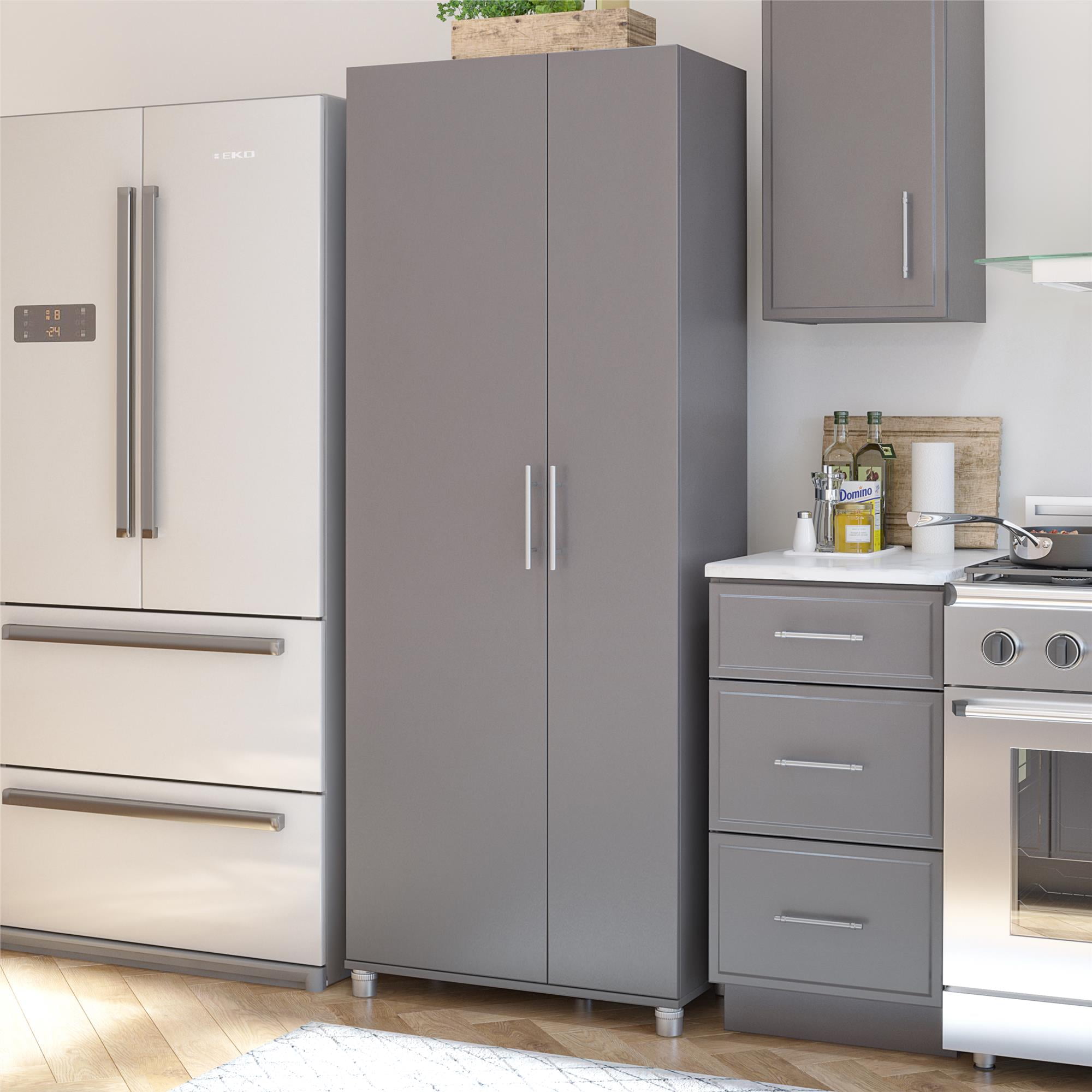 Systembuild Evolution Westford Tall Asymmetrical Garage Storage Cabinet, Graphite Gray - Image 3