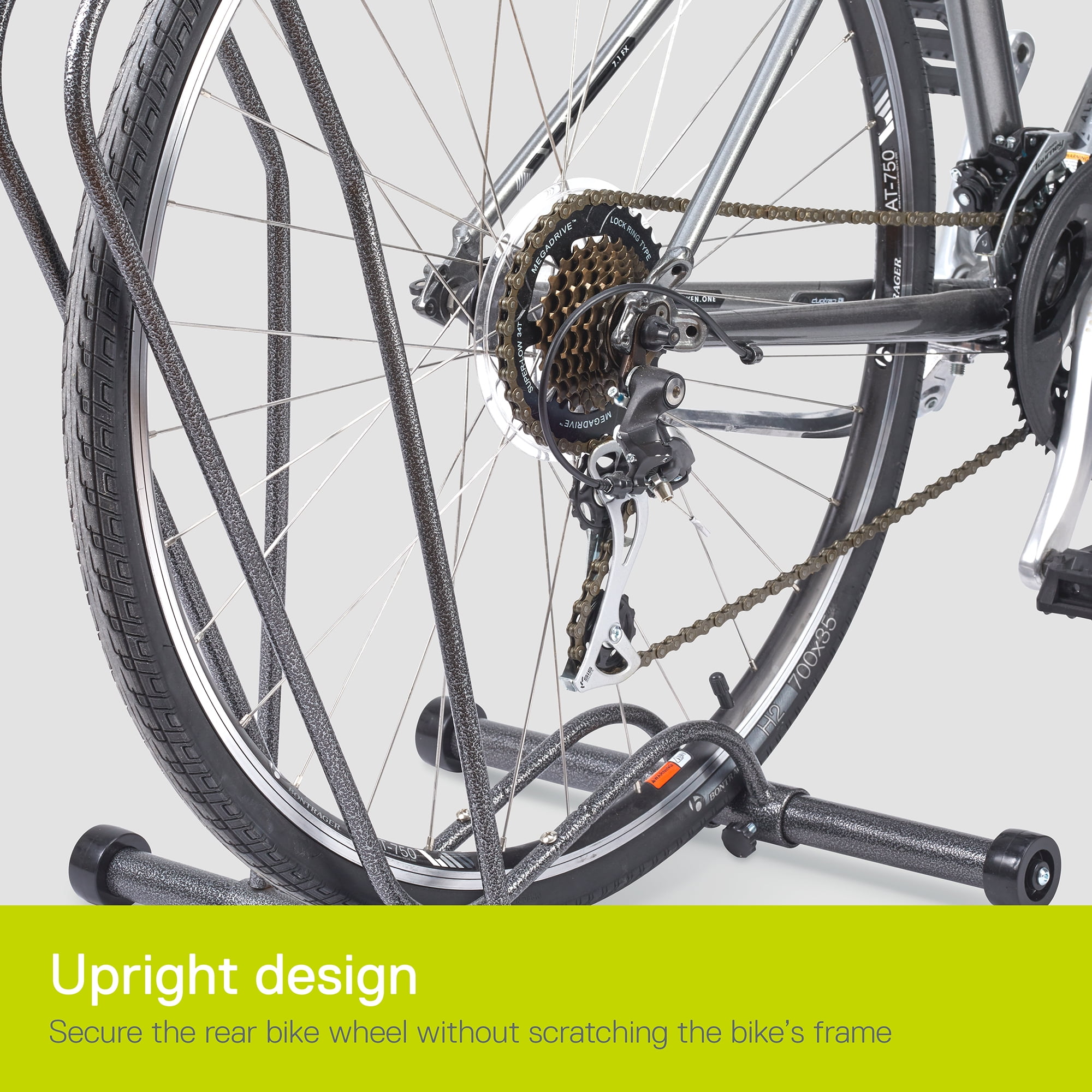 Delta Cycle Single Bike Stand Floor, Tool-Free Adjustable Rolling Floor Stand for Mountain, Fat Tire, Road Bikes, Freestanding Bike Stand For Garage Parking - Image 4