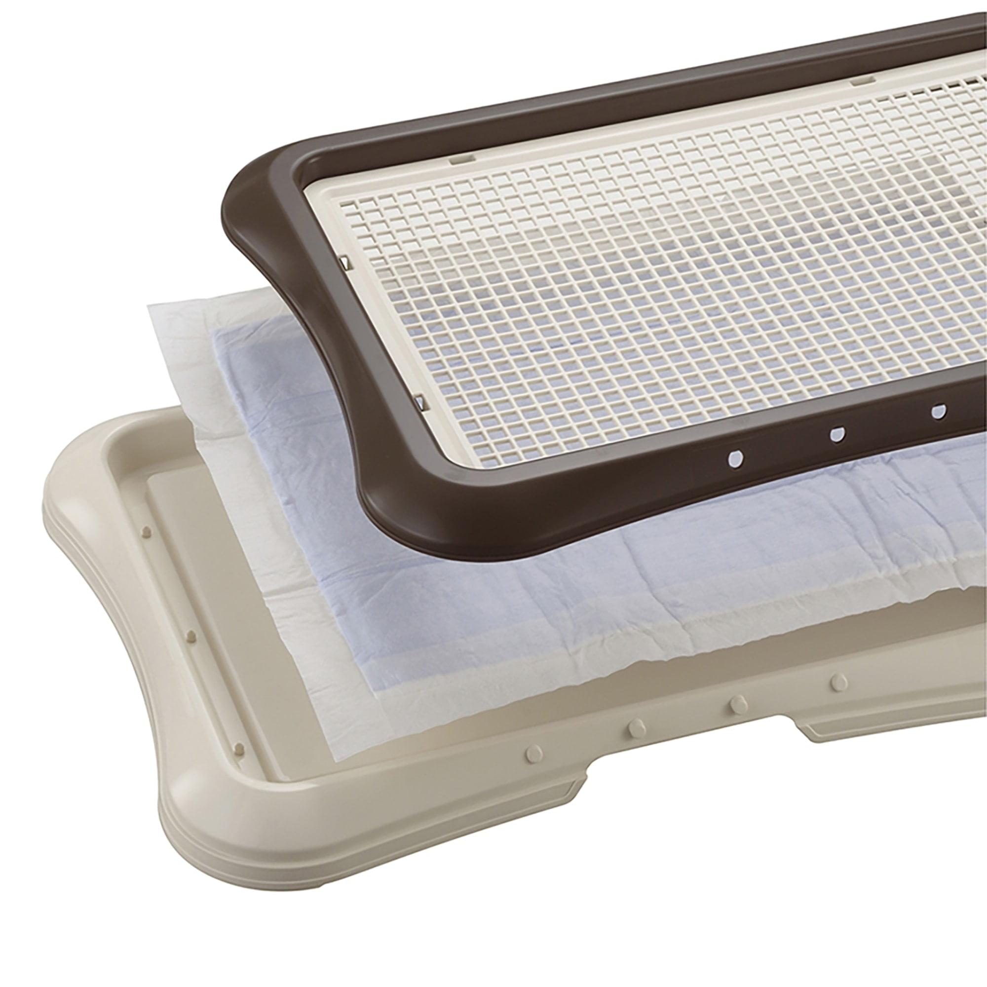 Richell Paw Trax Mesh Training Tray, Potty Training Tray for Dogs - Image 3