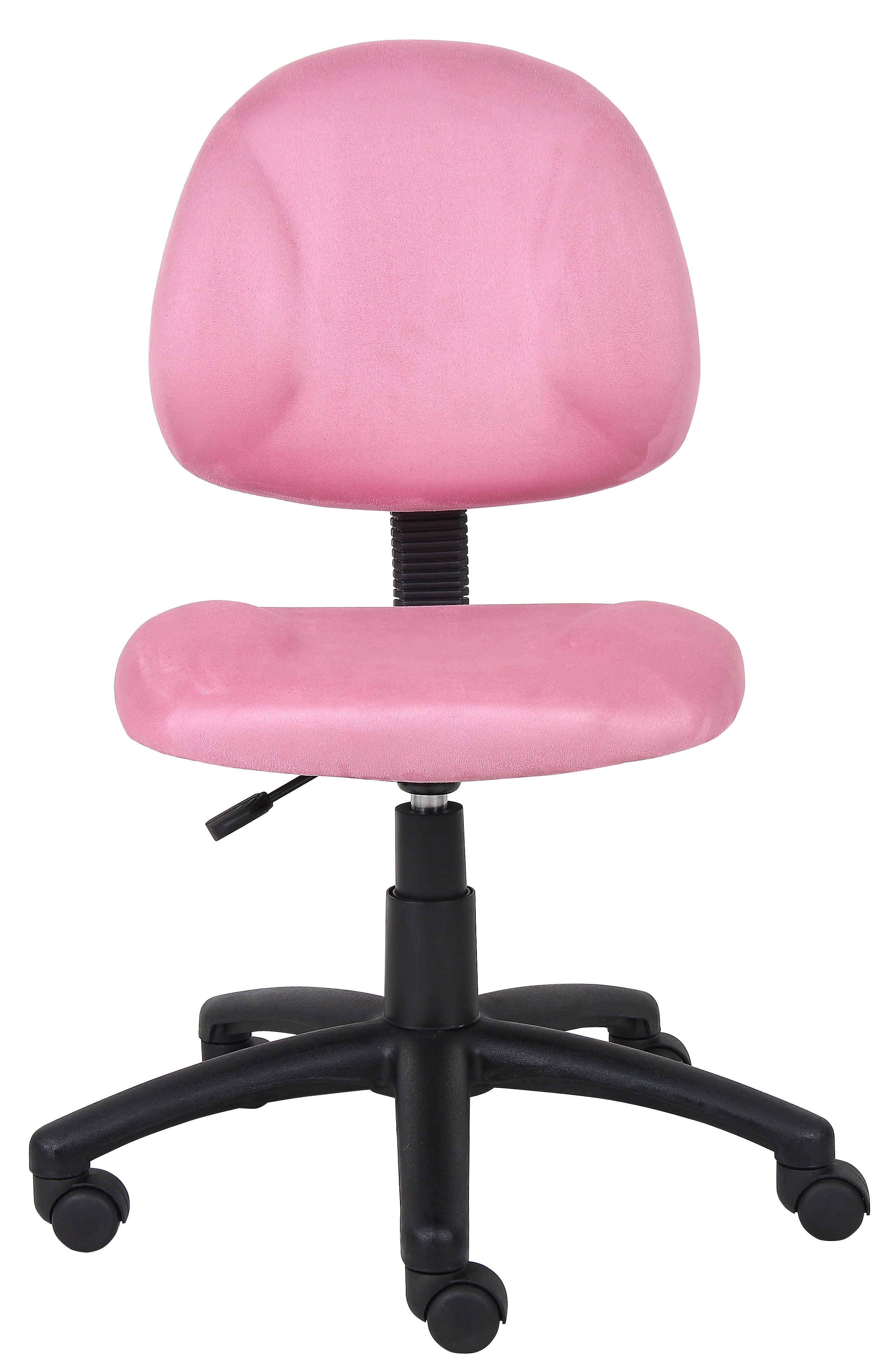 Boss Office Products Pink Perfect Posture Delubye Modern Home Office Chair without Arms - Image 2