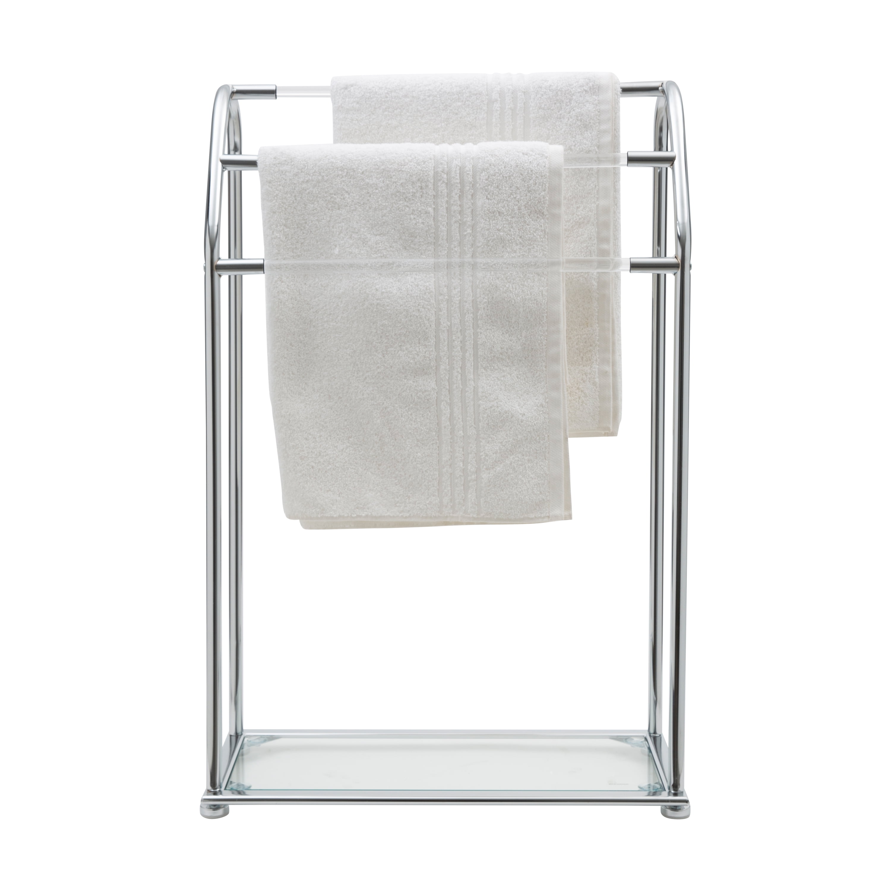 Organize It All Freestanding Acrylic Towel Rack - Image 5
