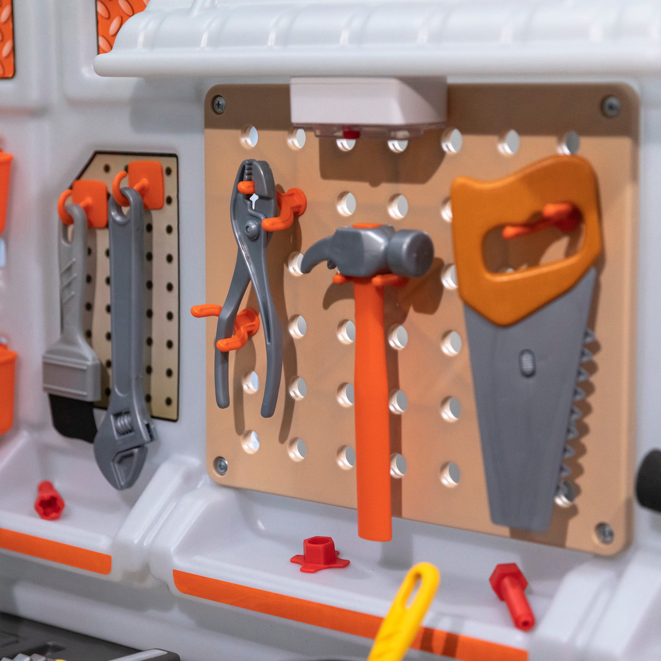 Step2 Big Builders Pro Workshop Multicolor Tool Bench, 27.50" x 34", 19 lb - Image 7