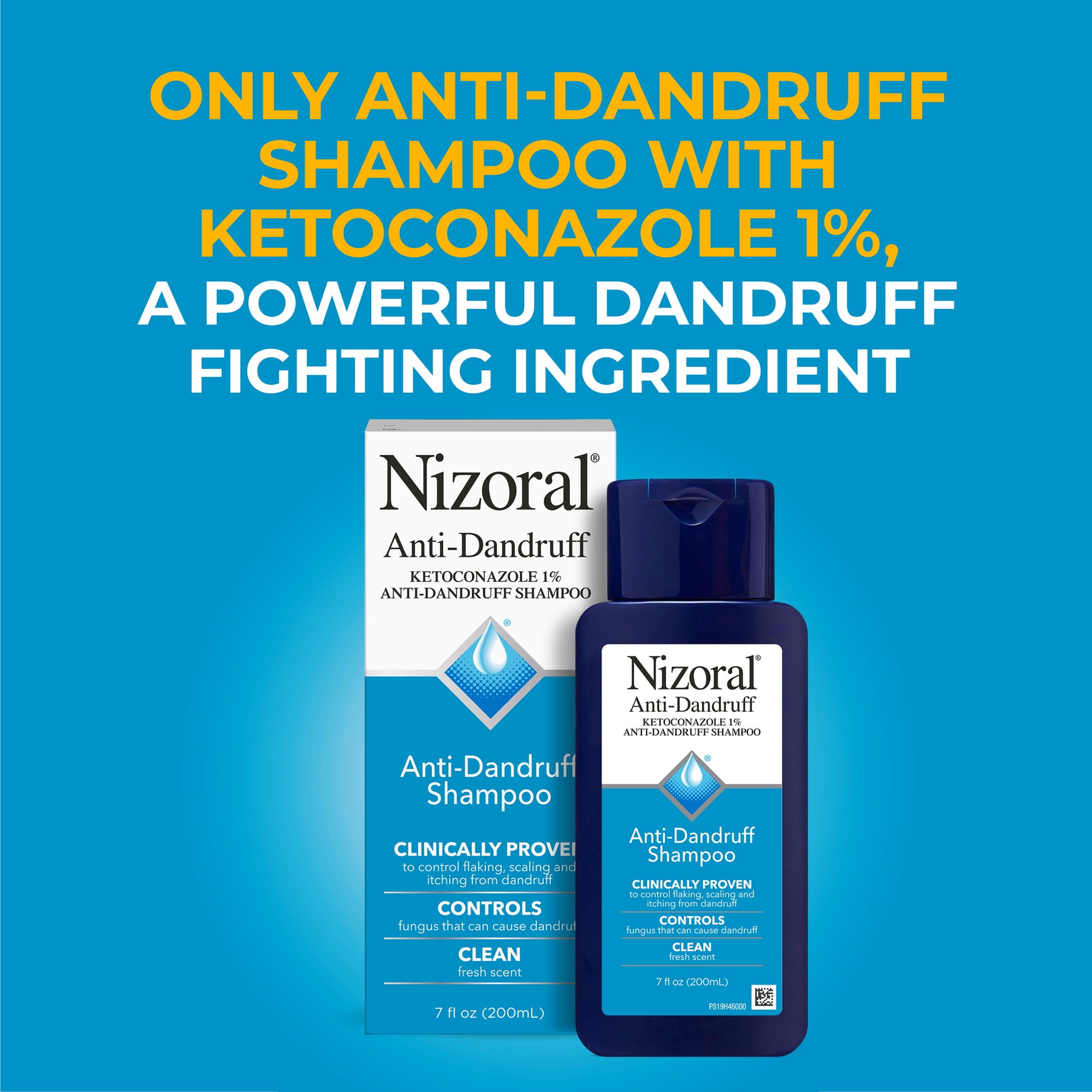 Nizoral Anti-Dandruff Shampoo with 1% Ketoconazole, Fresh Scent, 21 Fl Oz (Pack of 3) - Image 4