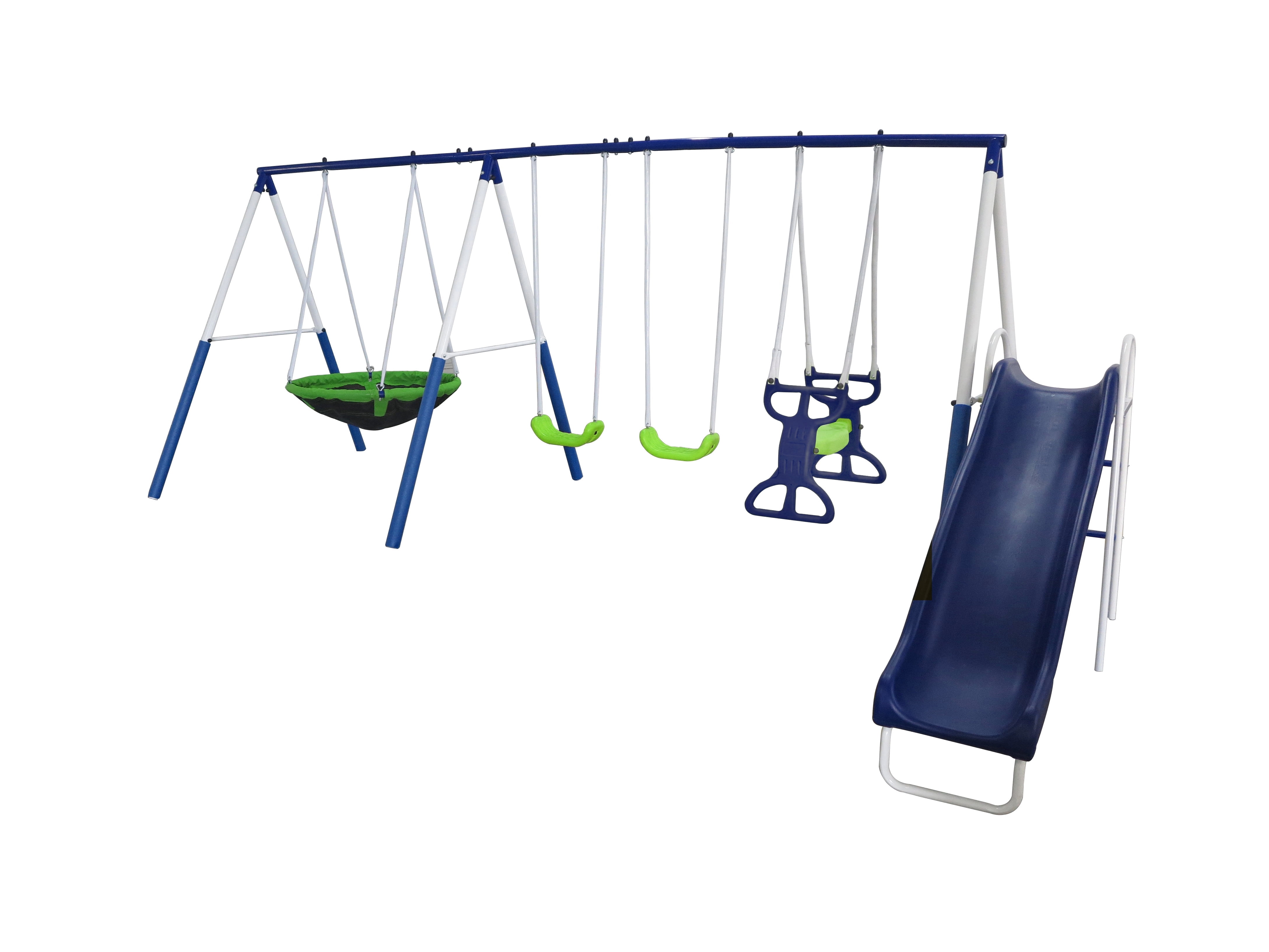 XDP Recreation All Star Playground Metal Swing Set for up to 7 Children - Image 7