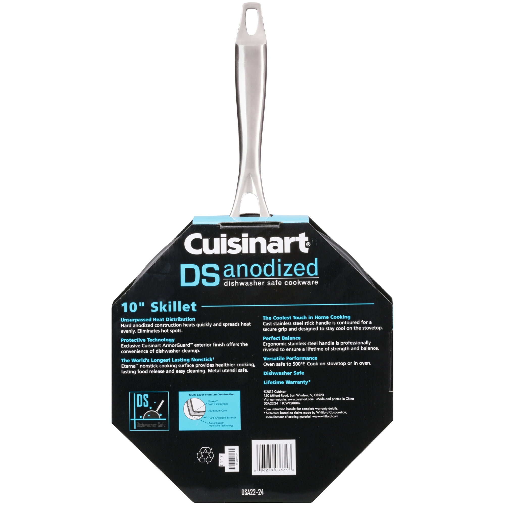 Cuisinart® DS Anodized Dishwasher Safe 10" Skillet - Image 3
