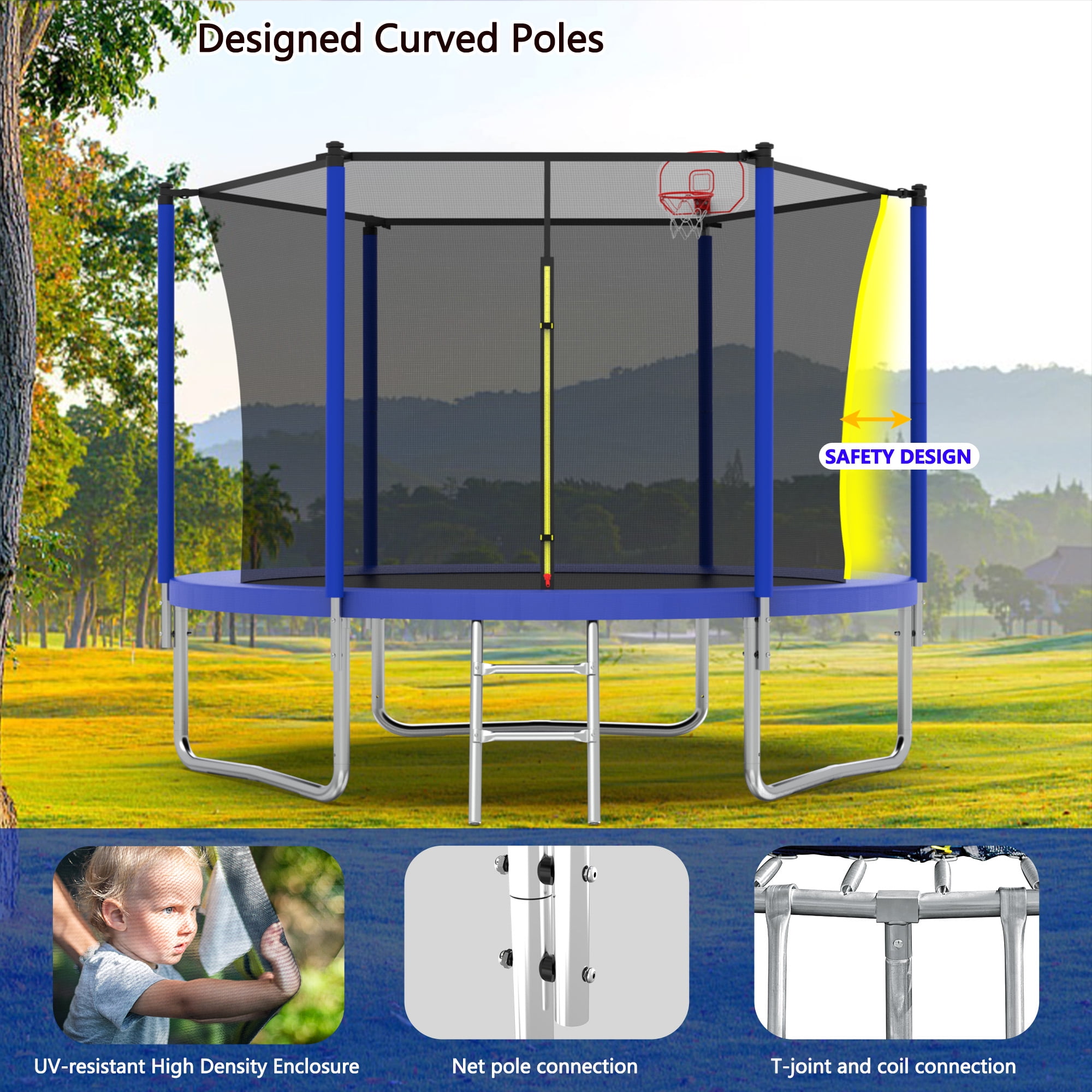 EUROCO 8FT Trampoline - Image 4