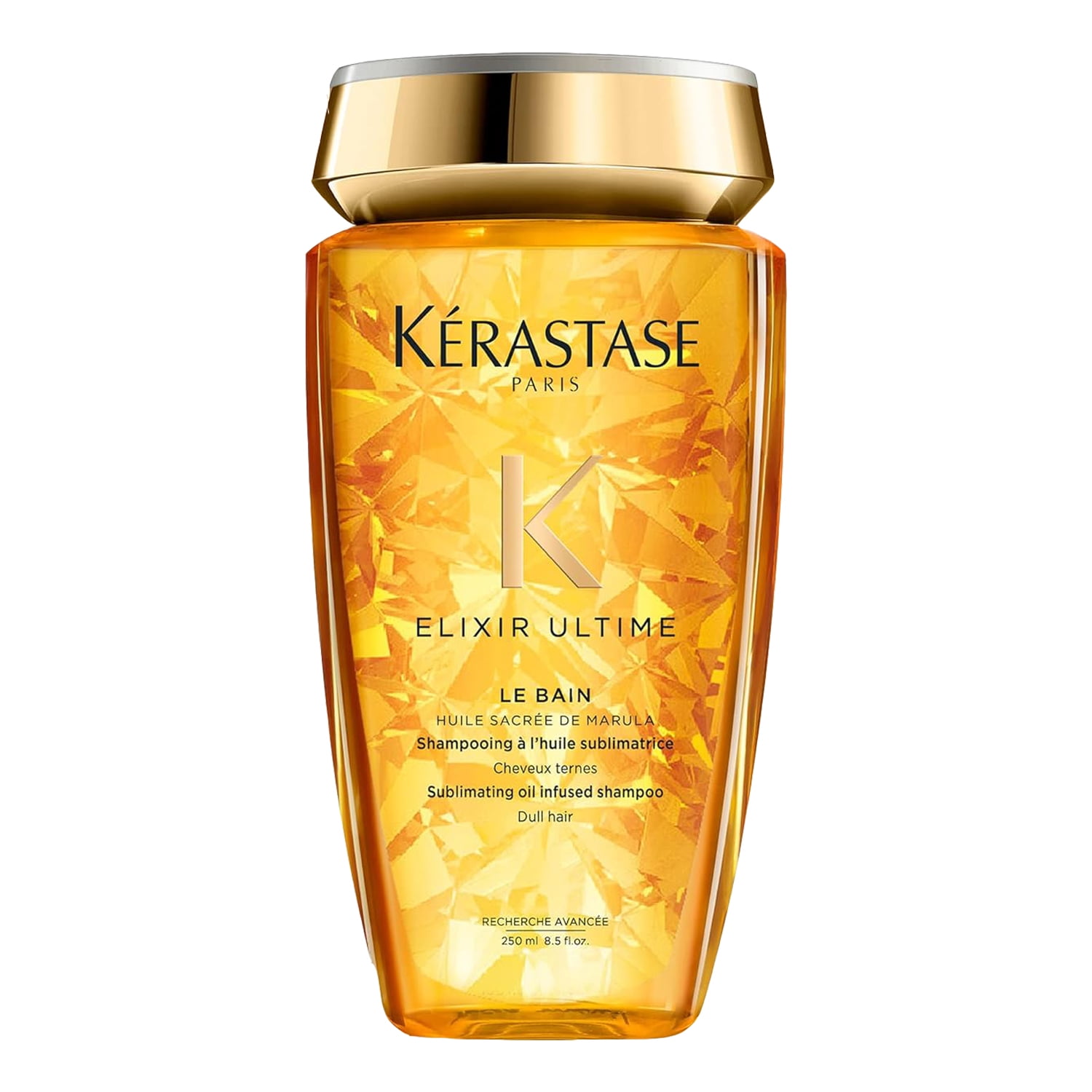 Kerastase Elixir Ultime Le Bain Shampoo 8.5 oz and Le Fondant Conditioner 6.8 oz Set for Dull Hair - Image 2