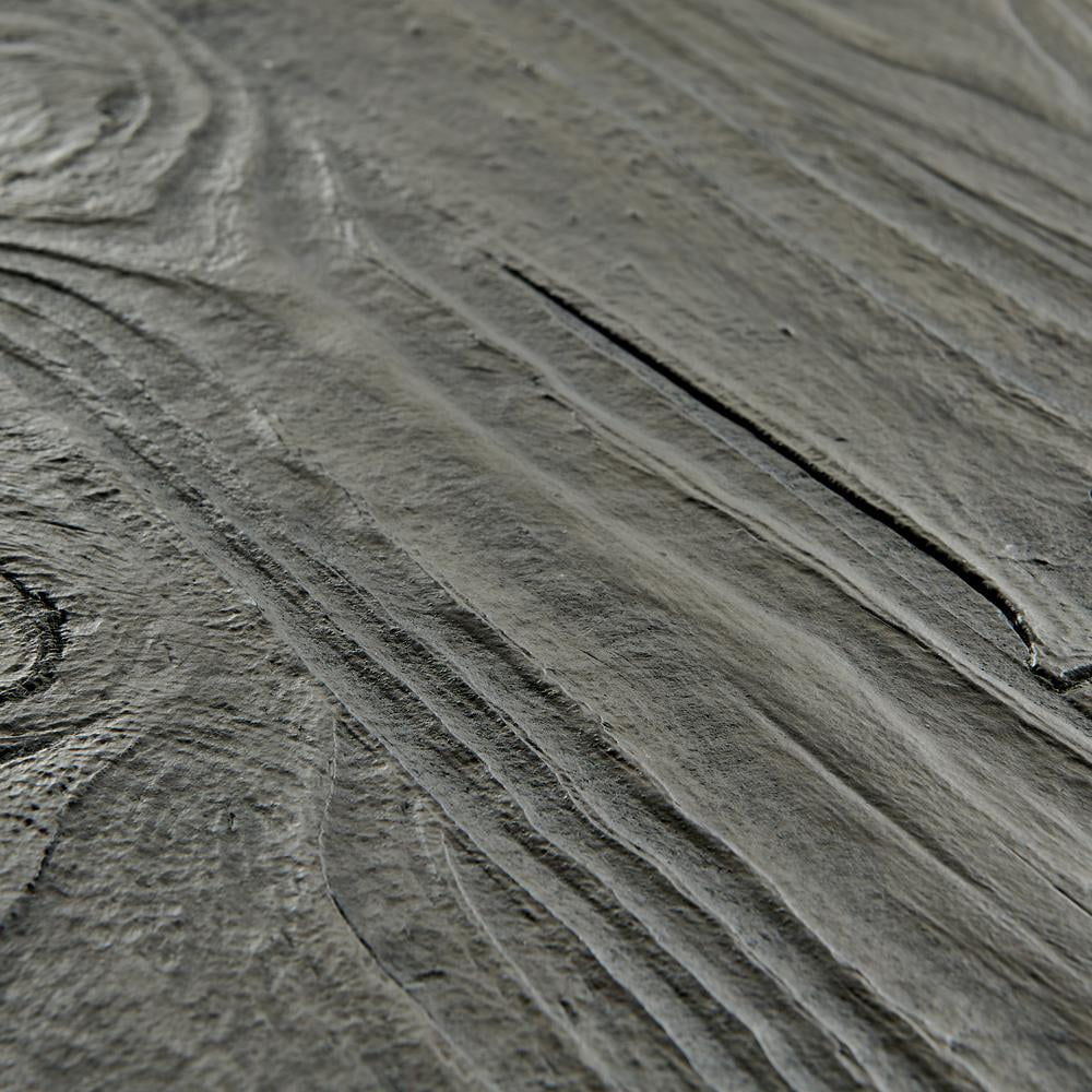 Alaterre Furniture Ponoma 42-inch Coffee Table, Solid Wood and Metal, Lower Shelf for Storage, Ideal for Living Room and Office Spaces, Slate Gray - Image 2