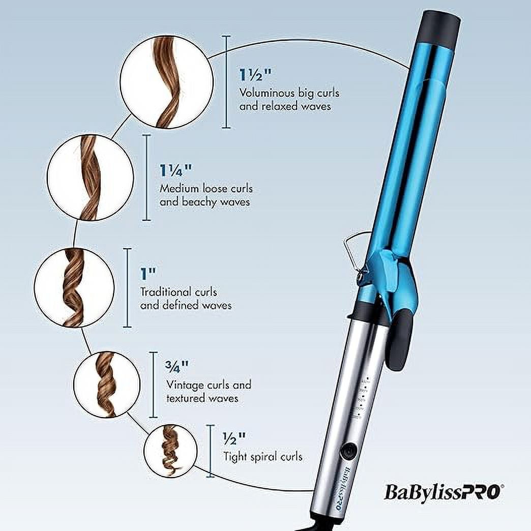 BaBylissPRO Nano Titanium 1" Curling Iron Wand - Image 3