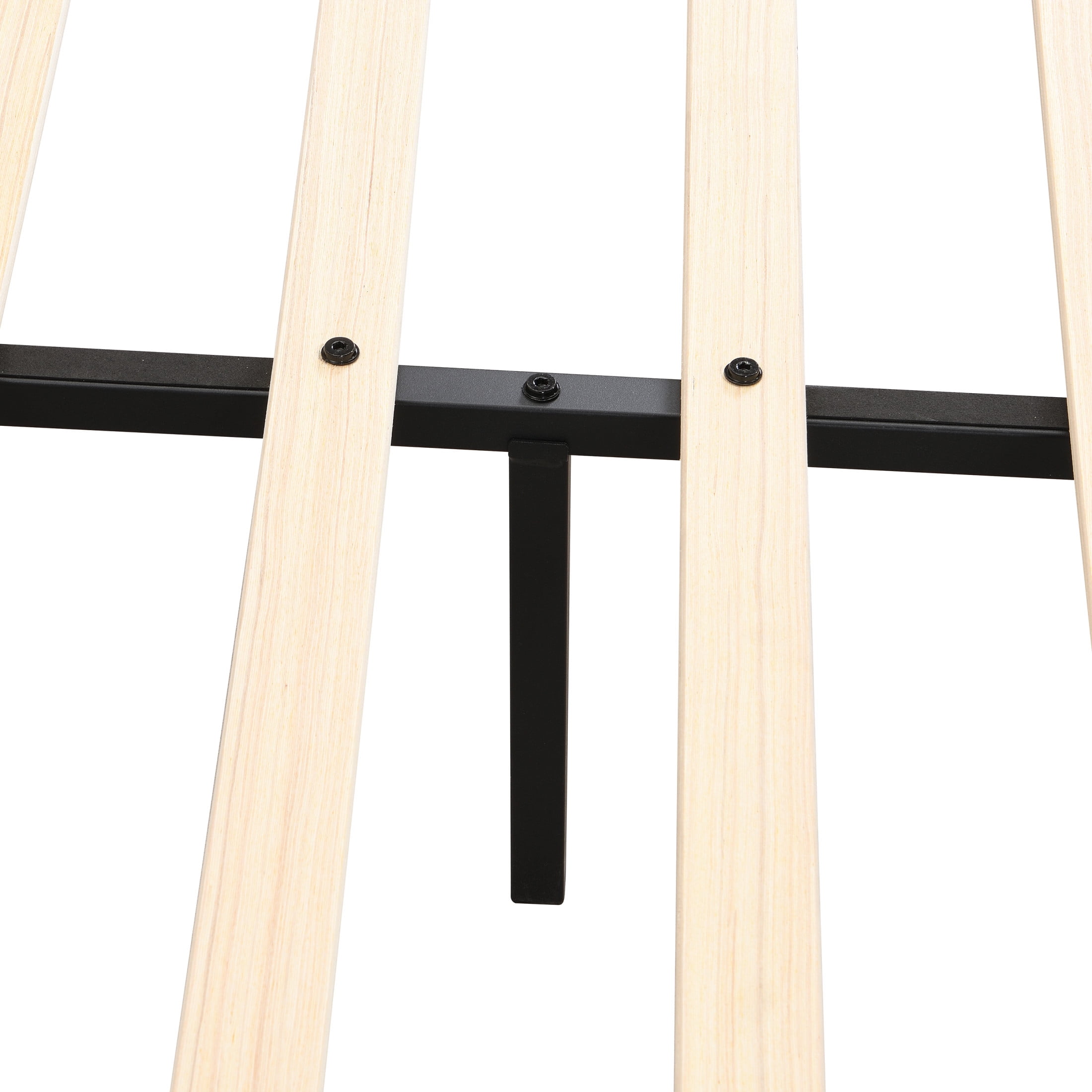 Kian Modern King Bed Frame, Upholstered Platform Bed with Wingback Headboard, Solid Wood Legs, Beige - Image 7