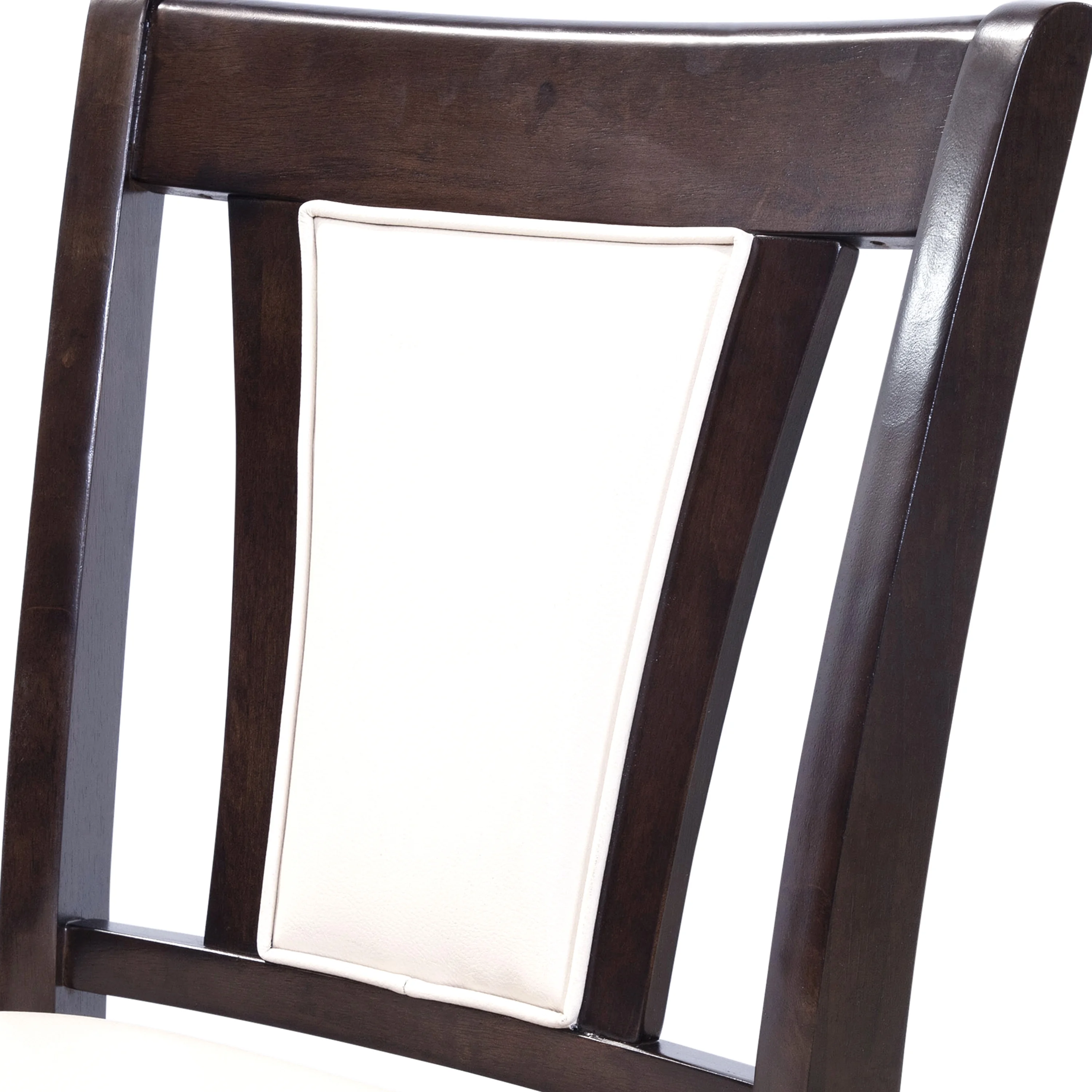 Aulnois Transitional Counter Height Dining Chairs, Ivory, Set of 2 - Image 8