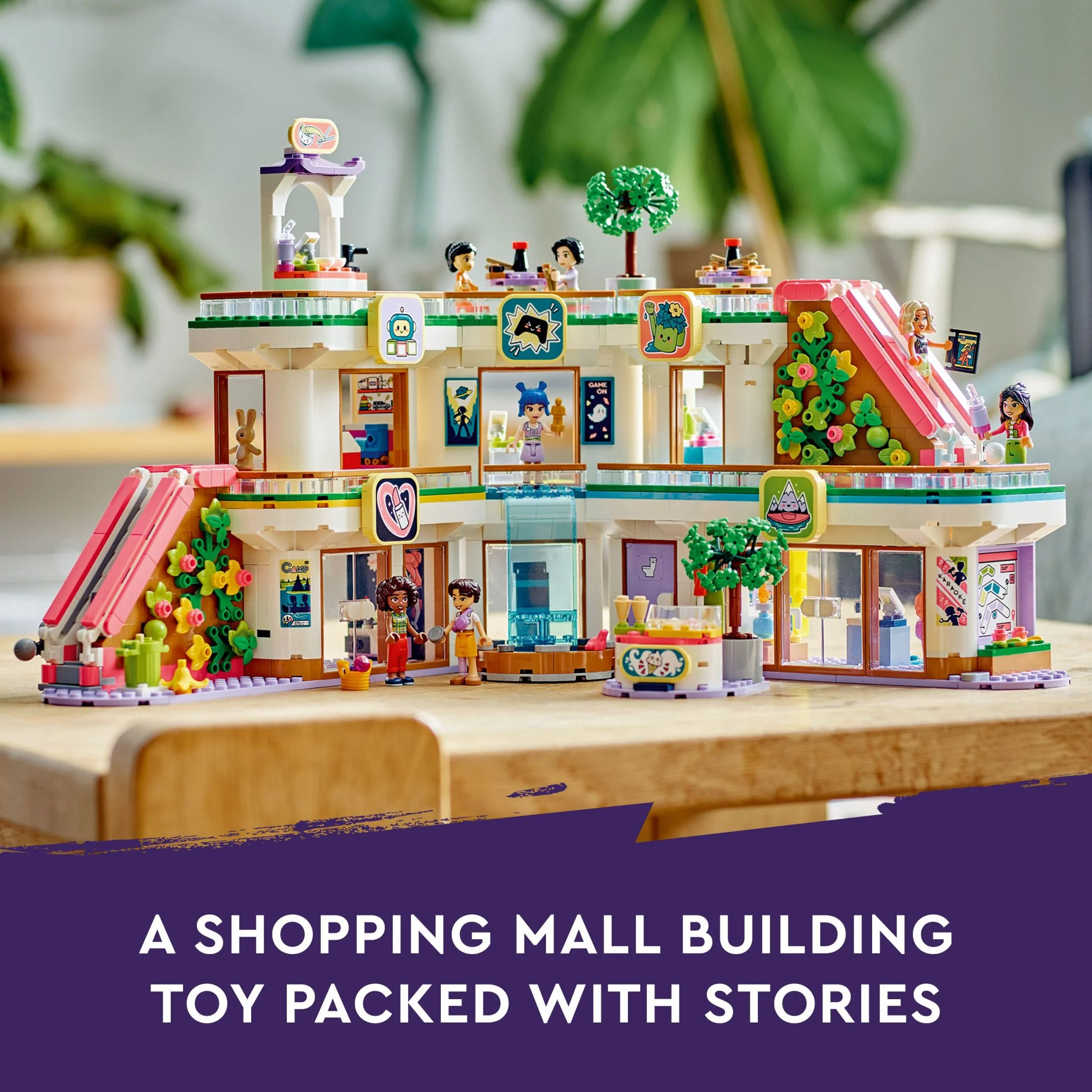 LEGO Friends Heartlake City Shopping Mall Toy, Building Kit with Mini-Doll Accessories for Kids to Build Social Skills and Play Together, Gift Set for 8 Year Old Kids, Girls and Boys, 42604 - Image 2