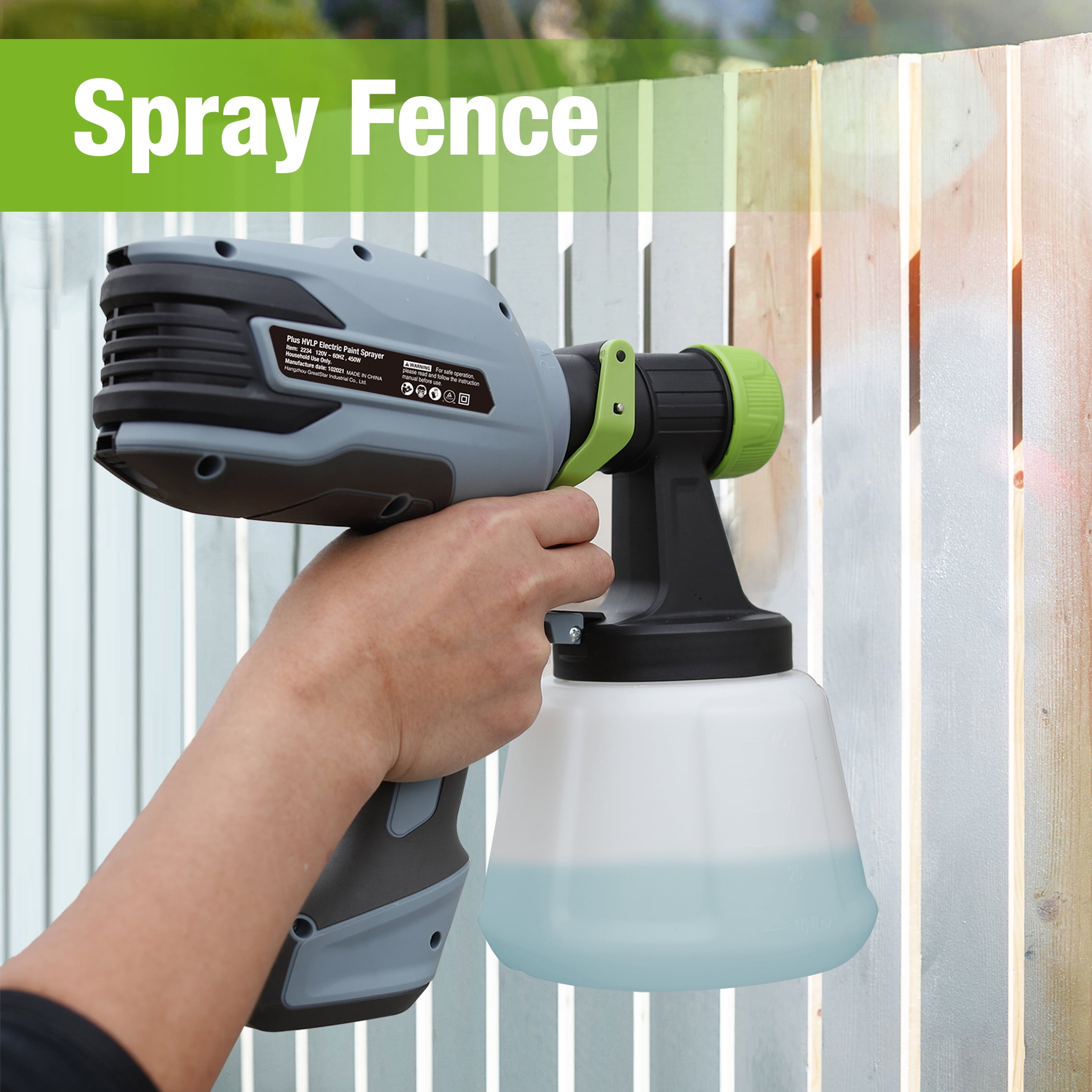 WORKPRO Plus 14GPH Electric Paint Sprayer, 120 Volt, Model 2234, New - Image 8