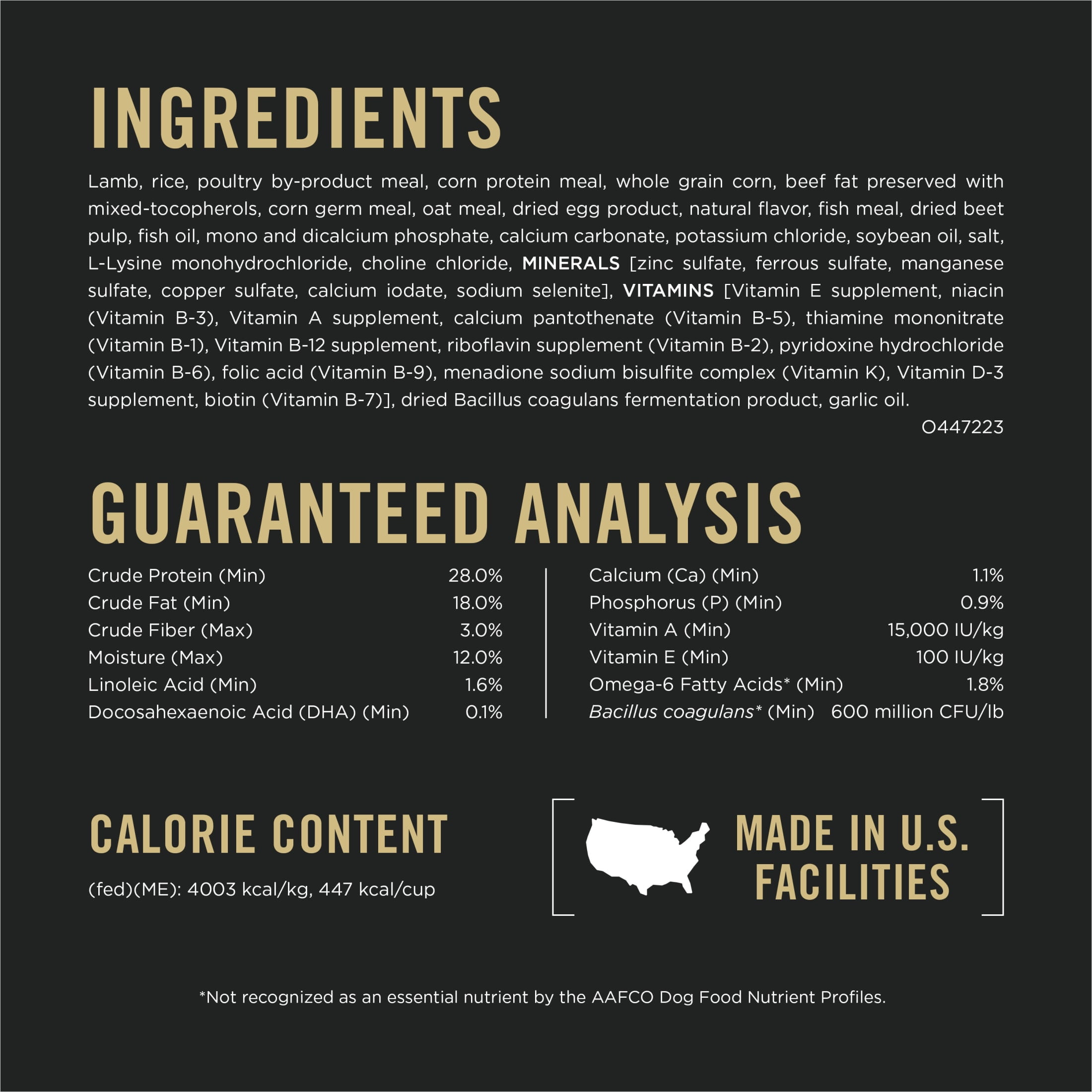 Purina Pro Plan Puppy Dry Dog Food, Dogs Under 1 Year, High Protein Real Lamb & Rice Formula, 34 lb Bag - Image 6