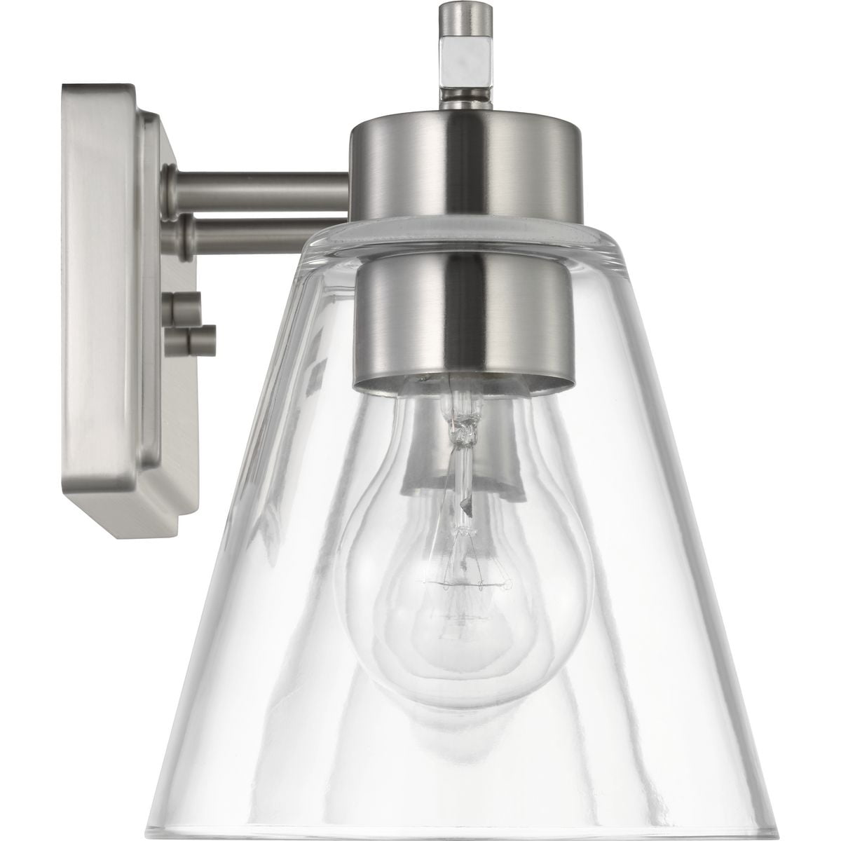 Better Homes and Gardens 22" Modern Dimmable 3-Light Vanity, Silver, Medium Base Bulb, Bathroom Light - Image 11