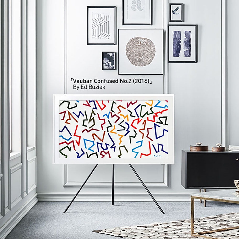 Samsung Customizable Bezel for Samsung The Frame 43" (Modern White) - Image 2