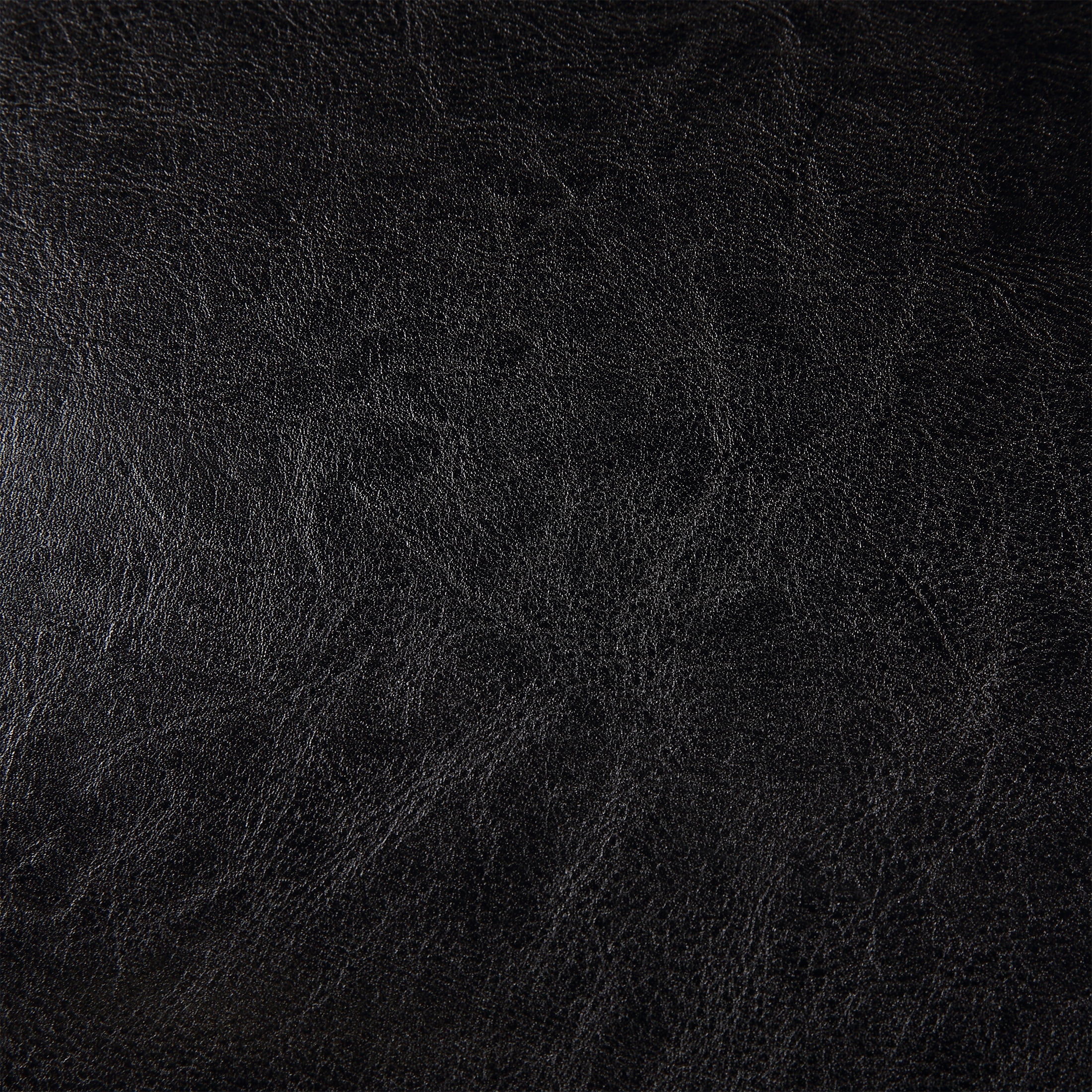 Westin Outdoor Yazan 24" Upholstered Bar Stool with Nail Head Trim, Black/Leather - Image 7