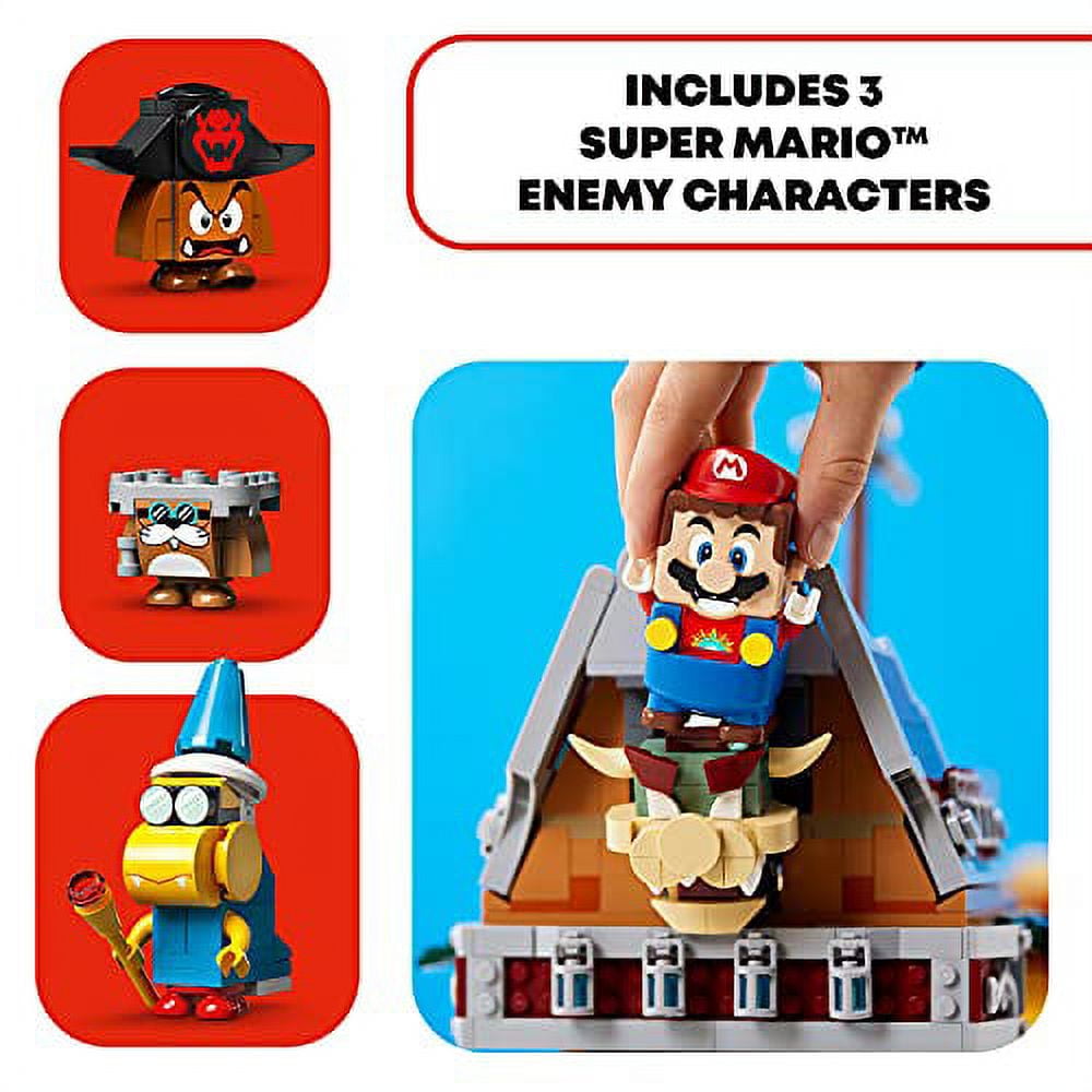 LEGO Super Mario Bowser?s Airship Expansion Set 71391 Building Kit; Collectible Build-Display-and-Play Toy for Kids, New 2021 (1,152 Pieces) - Image 4