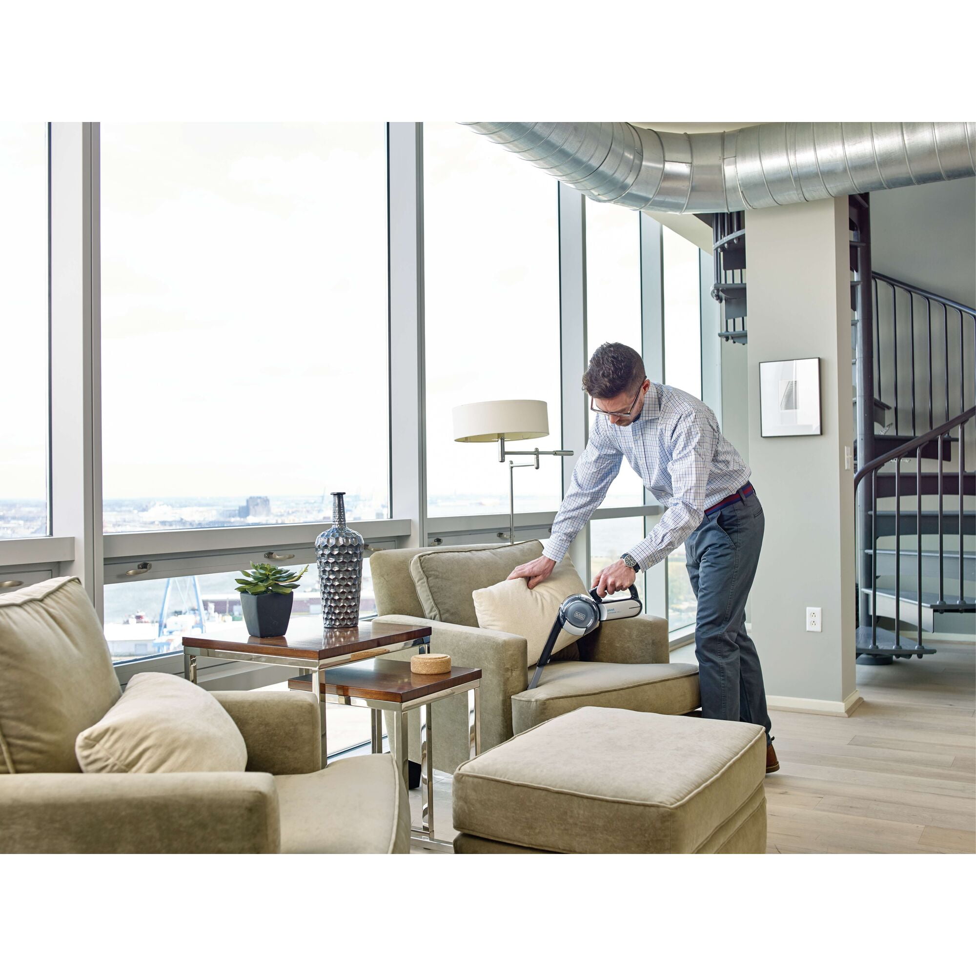 BLACK+DECKER dustbuster Pivot Cordless Handheld Vacuum, for Home & Car, with Pivoting Wide Mouth Nozzle, BDH2000PL, Black - Image 13