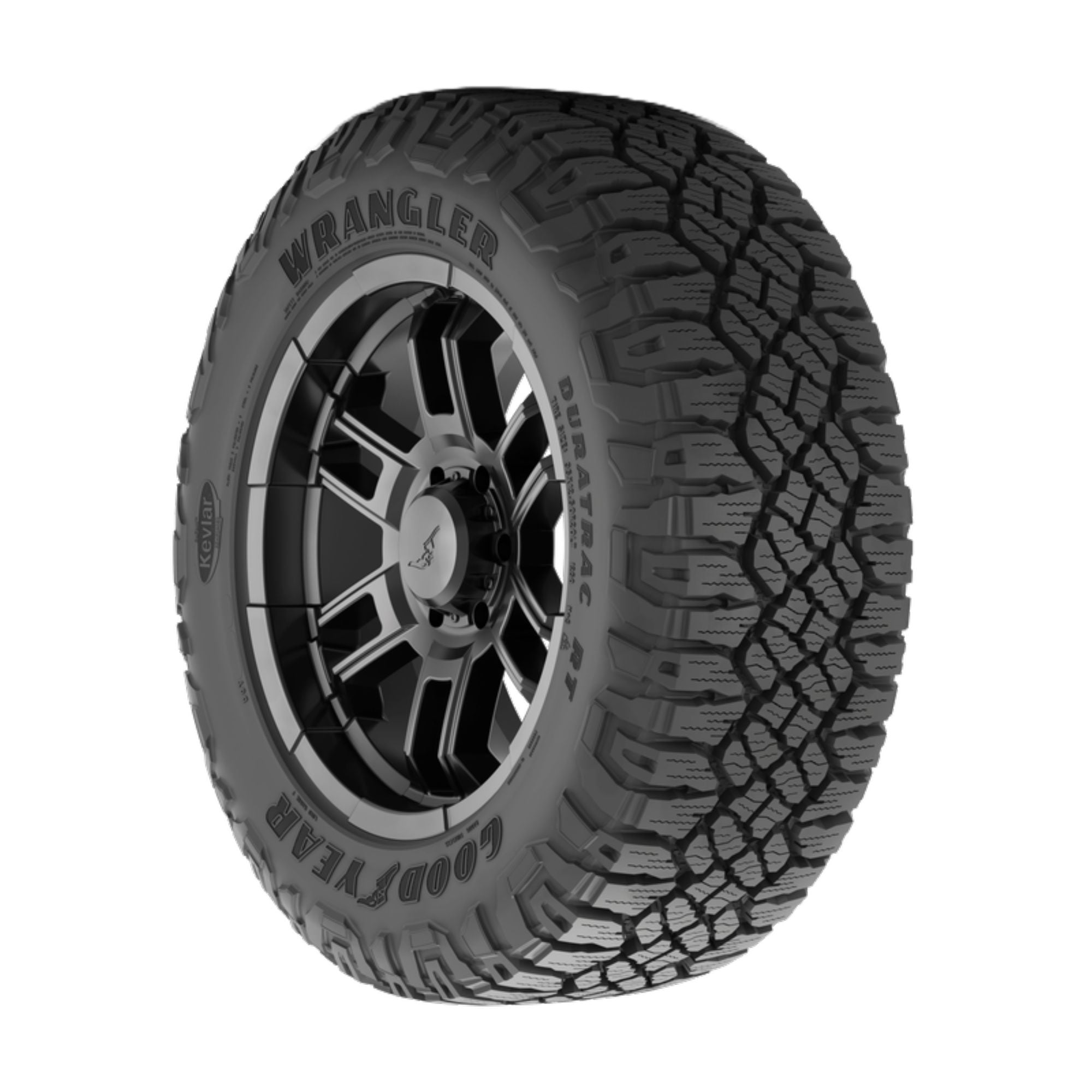 Goodyear Wrangler DuraTrac RT Rugged Terrain 255/75R17 115T Light Truck Tire - Image 3