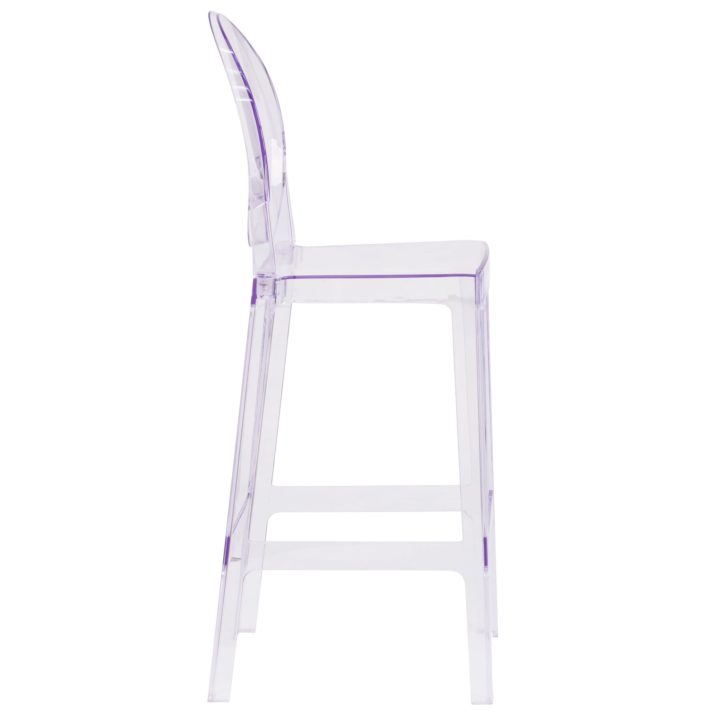 Flash Furniture Revna Ghost Barstool with Oval Back, Transparent Crystal - Image 10
