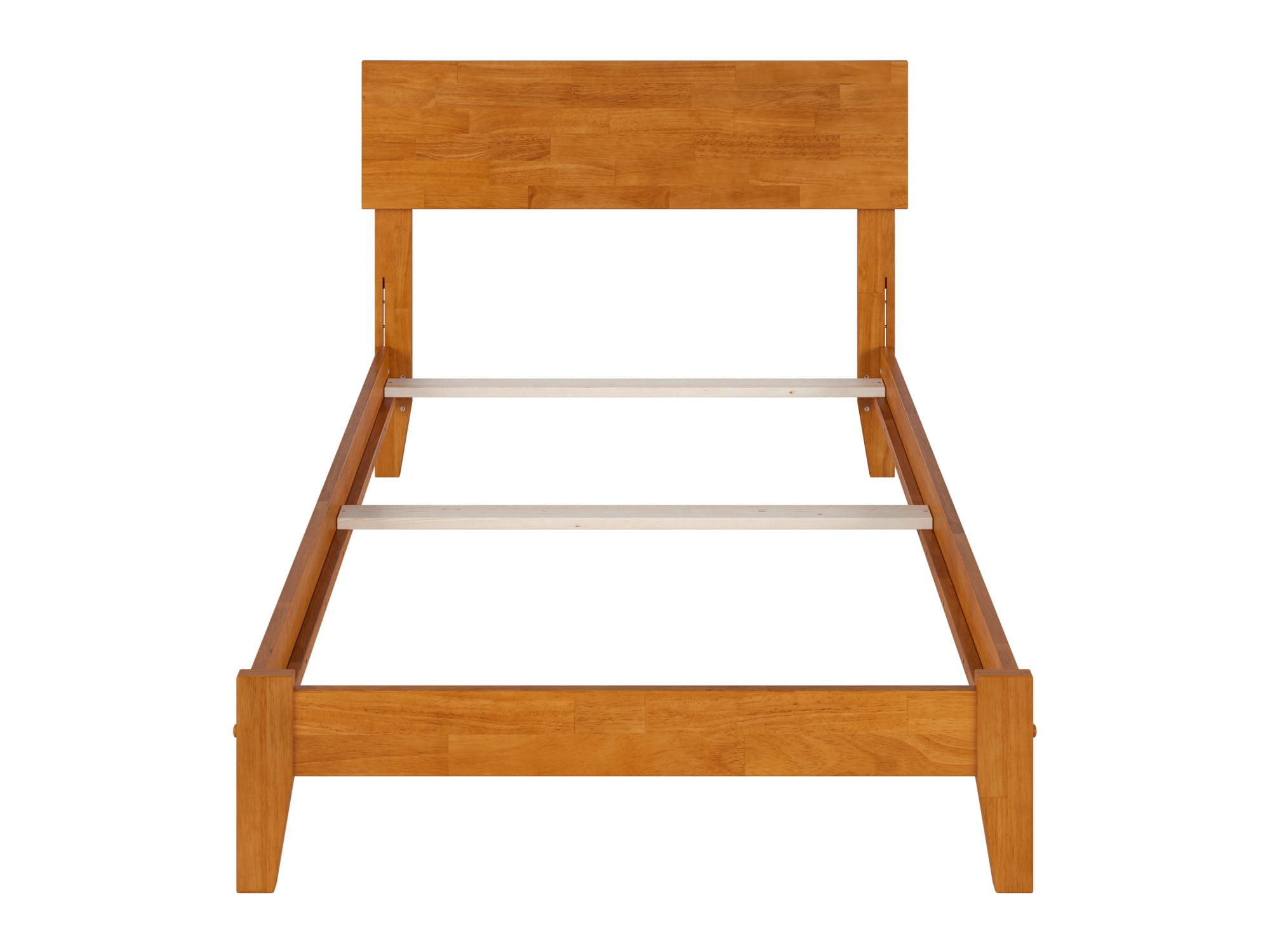 AFI Orlando Twin Solid Wood Foundation Bed, Light Toffee - Image 11