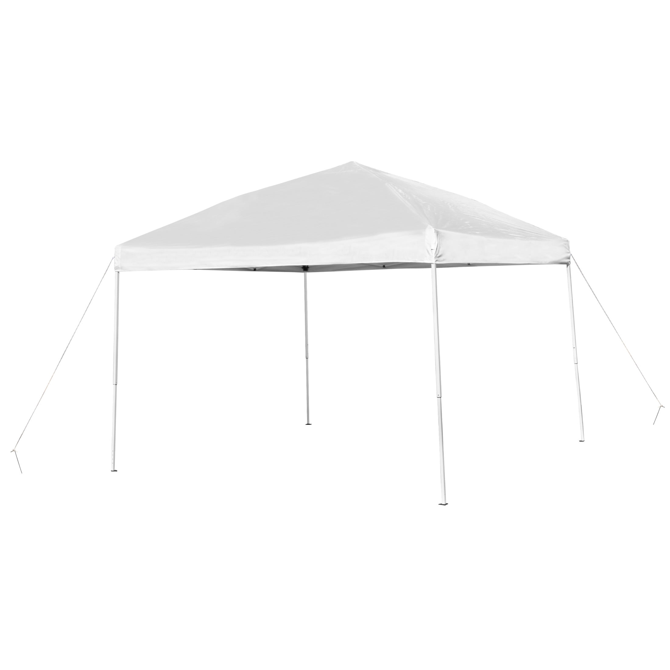 Flash Furniture Harris 10'x10' White Outdoor Pop Up Event Slanted Leg Canopy Tent with Carry Bag - Image 9