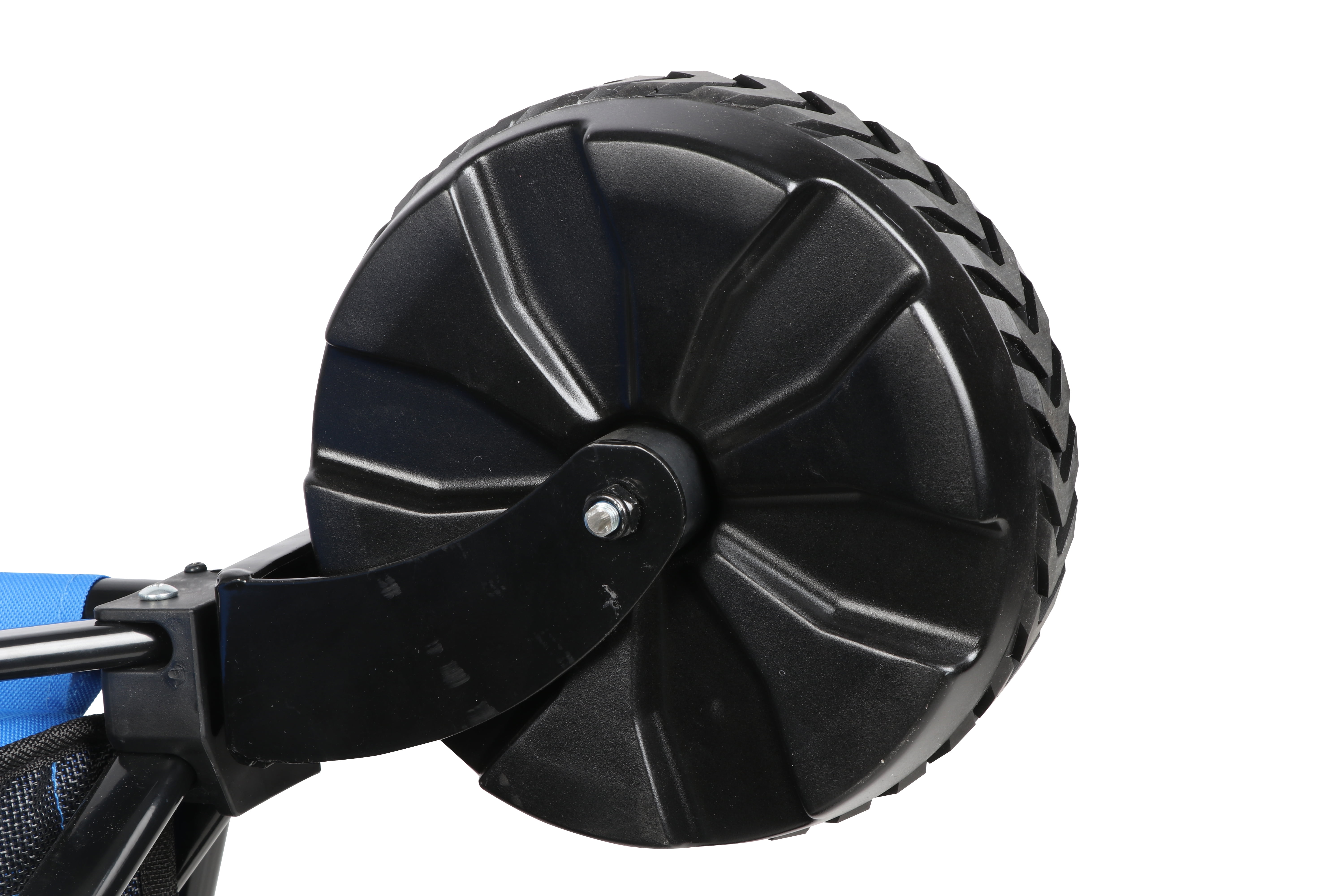 Ozark Trail Camping All-Terrain Folding Wagon with Oversized Wheels, Blue - Image 4