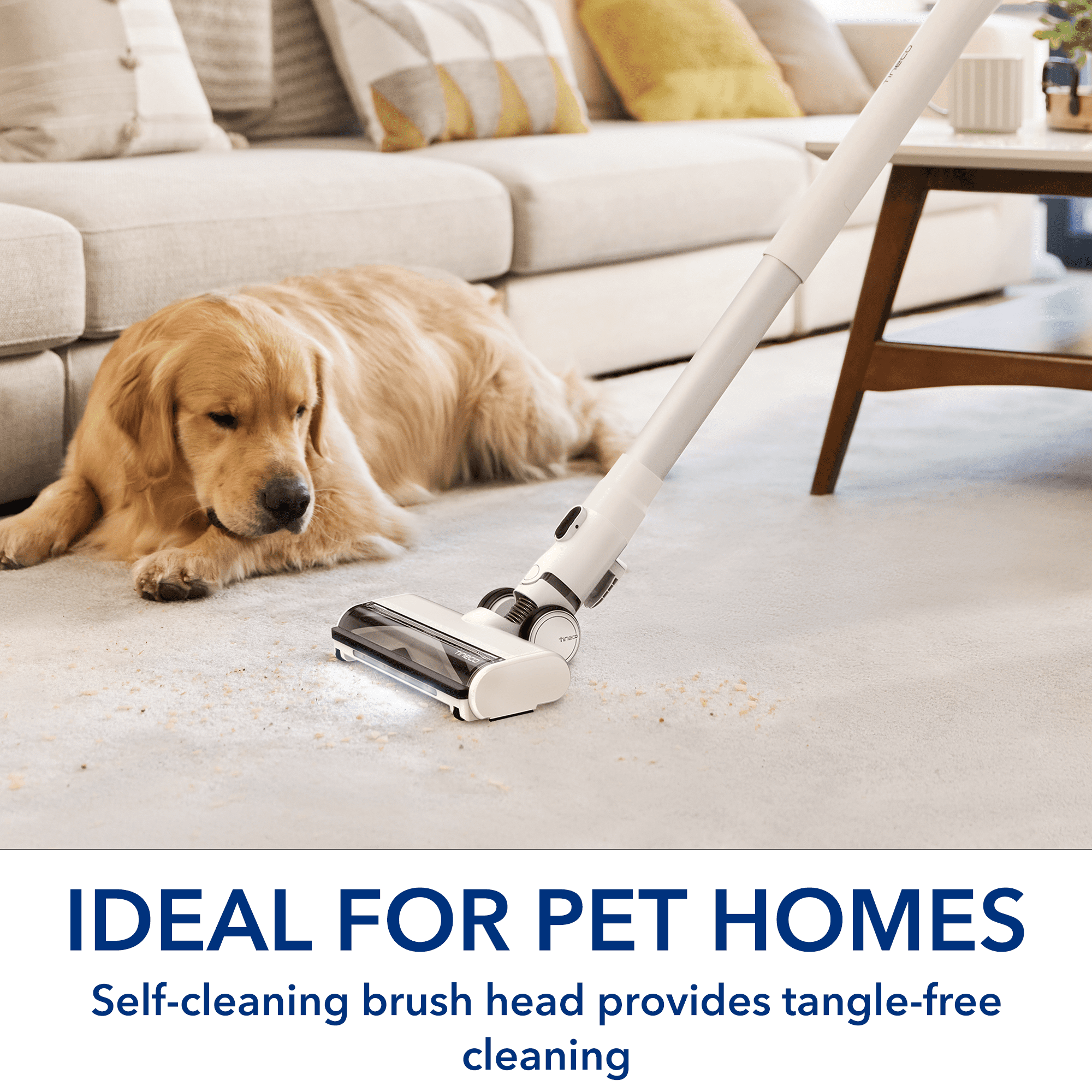 Tineco PWRHERO 11 ZT Cordless Stick Vacuum, For Carpet & Hard Floors, ZeroTangle Brush & LED Headlights, 35 Minute Run-Time, Ideal for Pet Hair - Image 9