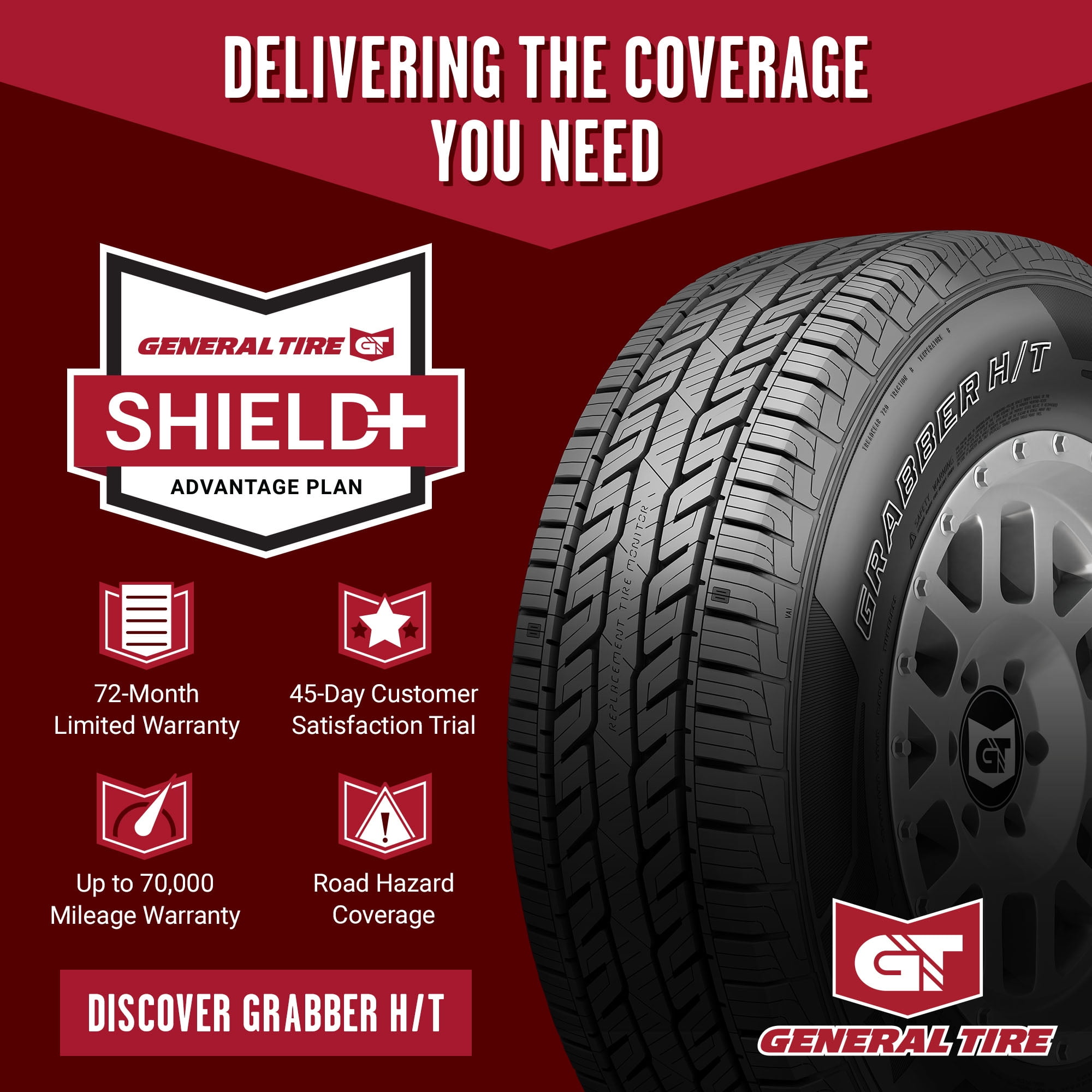 General Grabber H/T Highway 245/55R19 103T Light Truck Tire - Image 6