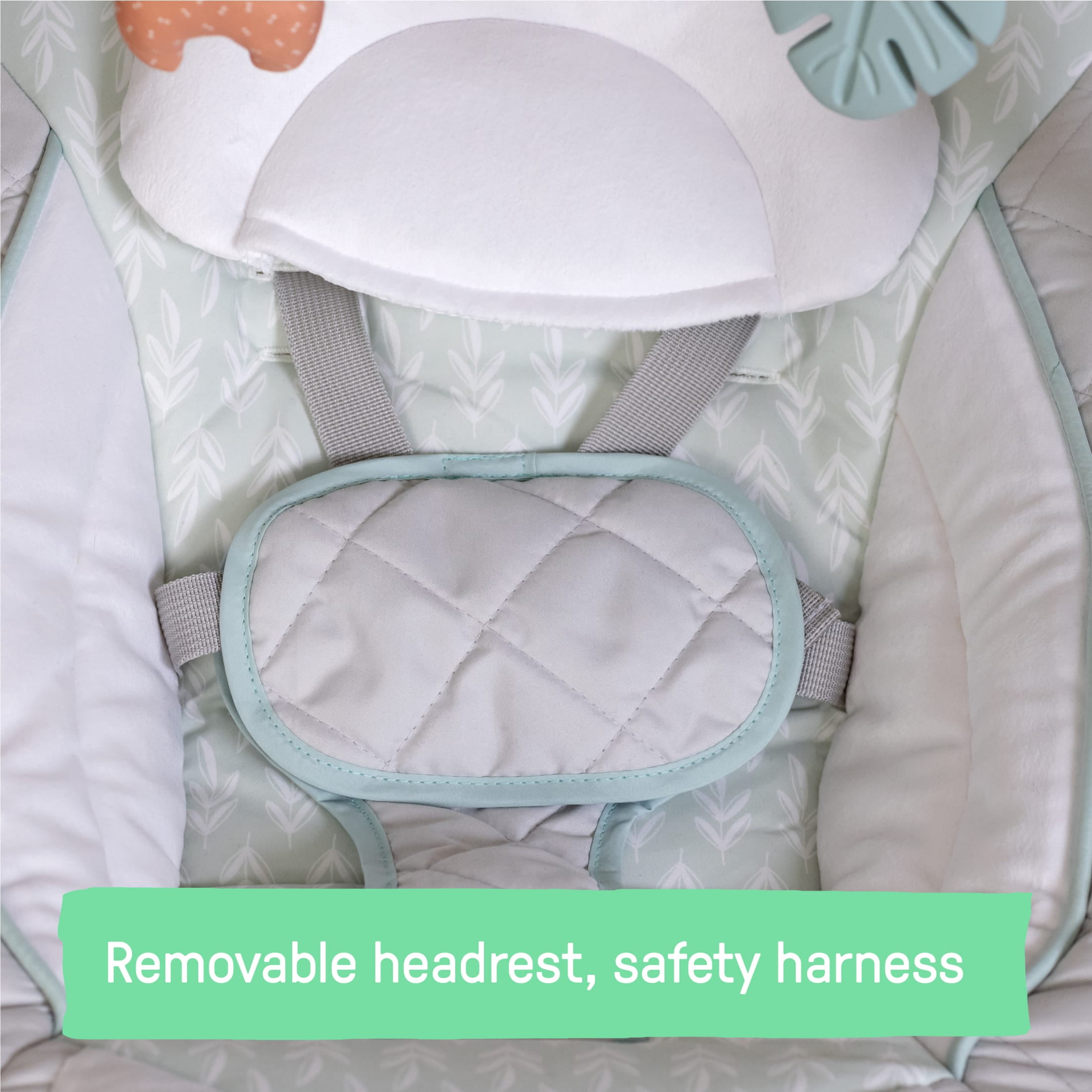 Ingenuity Cozy Spot Swing and Go Portable Swing, Grey, Unisex, Ages 0-9 Months - Image 5