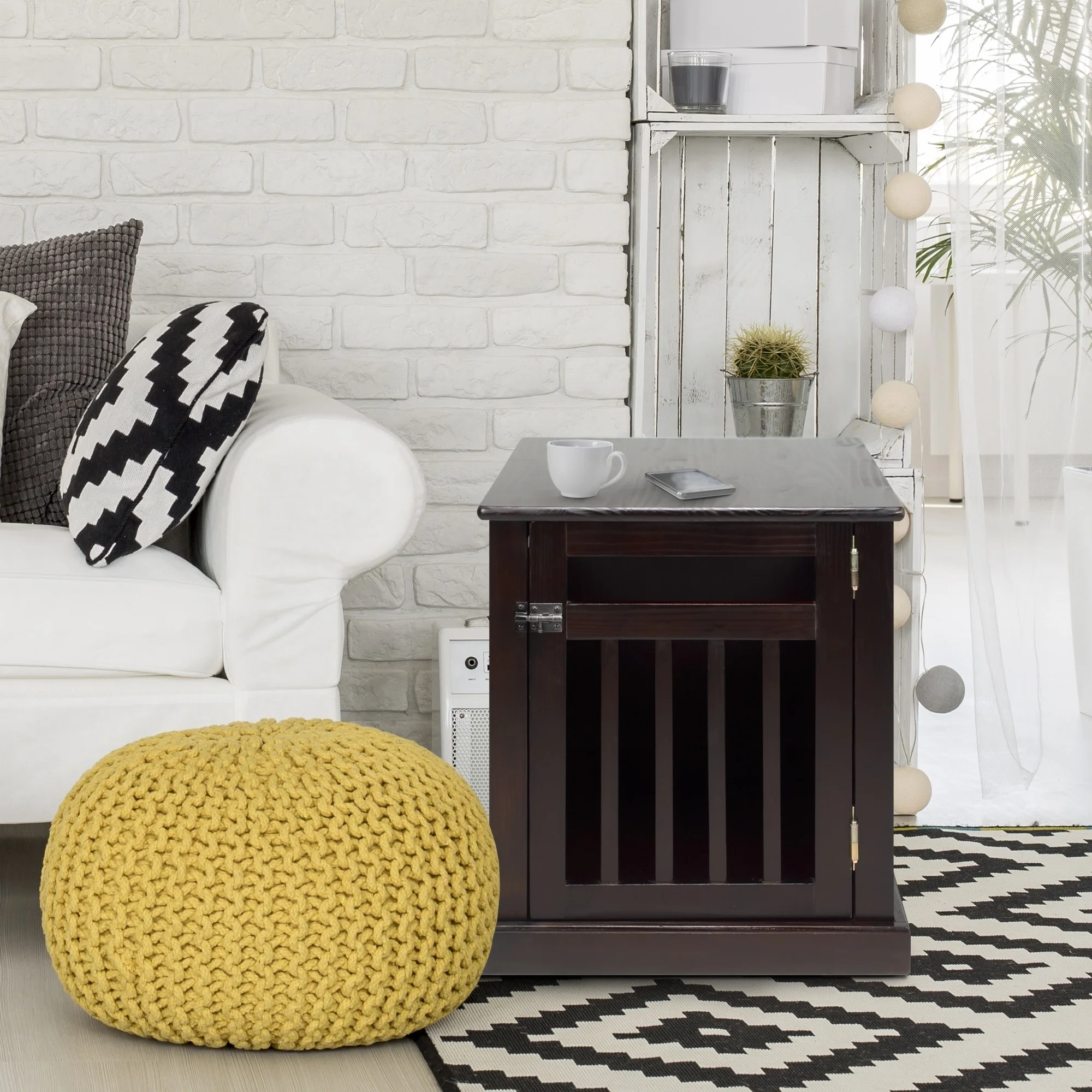 Chappy Pet Crate with Wood Slats - Image 2