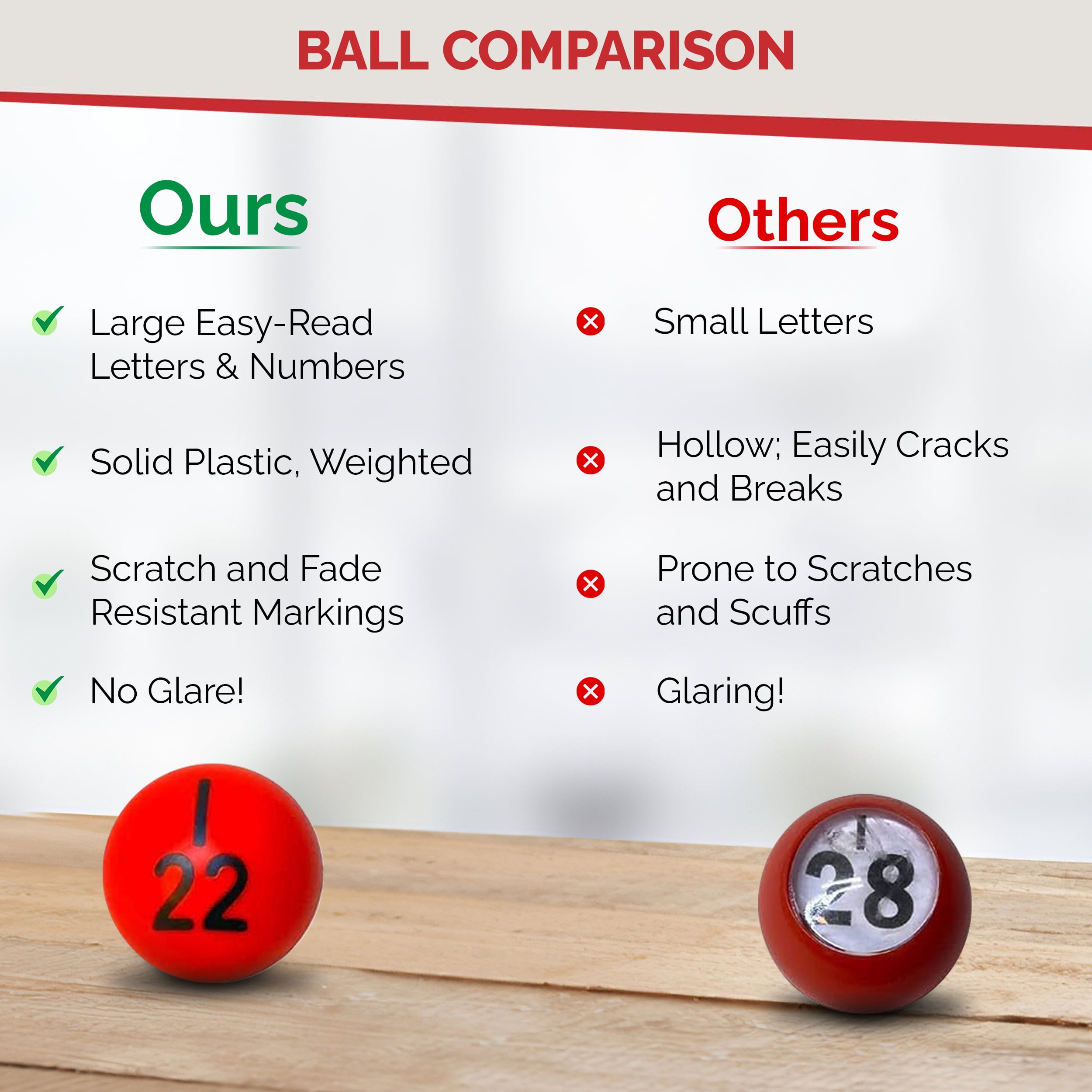 MR CHIPS 11 Inch Tall Professional Bingo Set with Steel Bingo Cage, Everlasting 7/8 Inch Bingo Balls, Master Board for Bingo Balls - Mysterious Black - Image 5