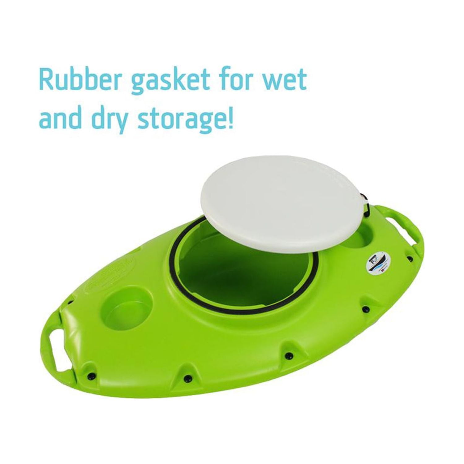 CreekKooler Pup 15 Quart Floating Beverage Water Portable Cooler, Green - Image 10